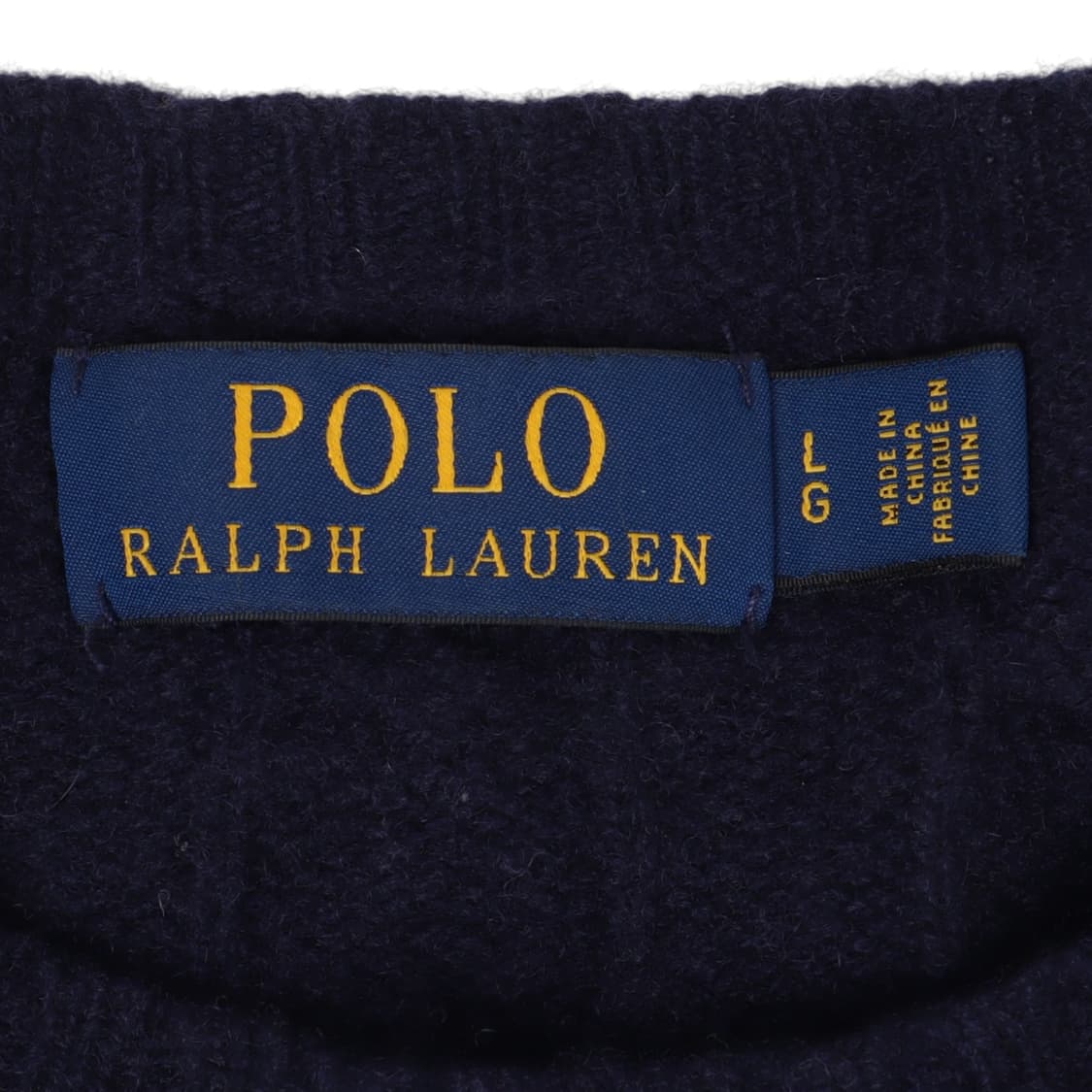 폴로 랄프로렌 다크네이비 울 캐시미어 케이블 니트 상품이미지8