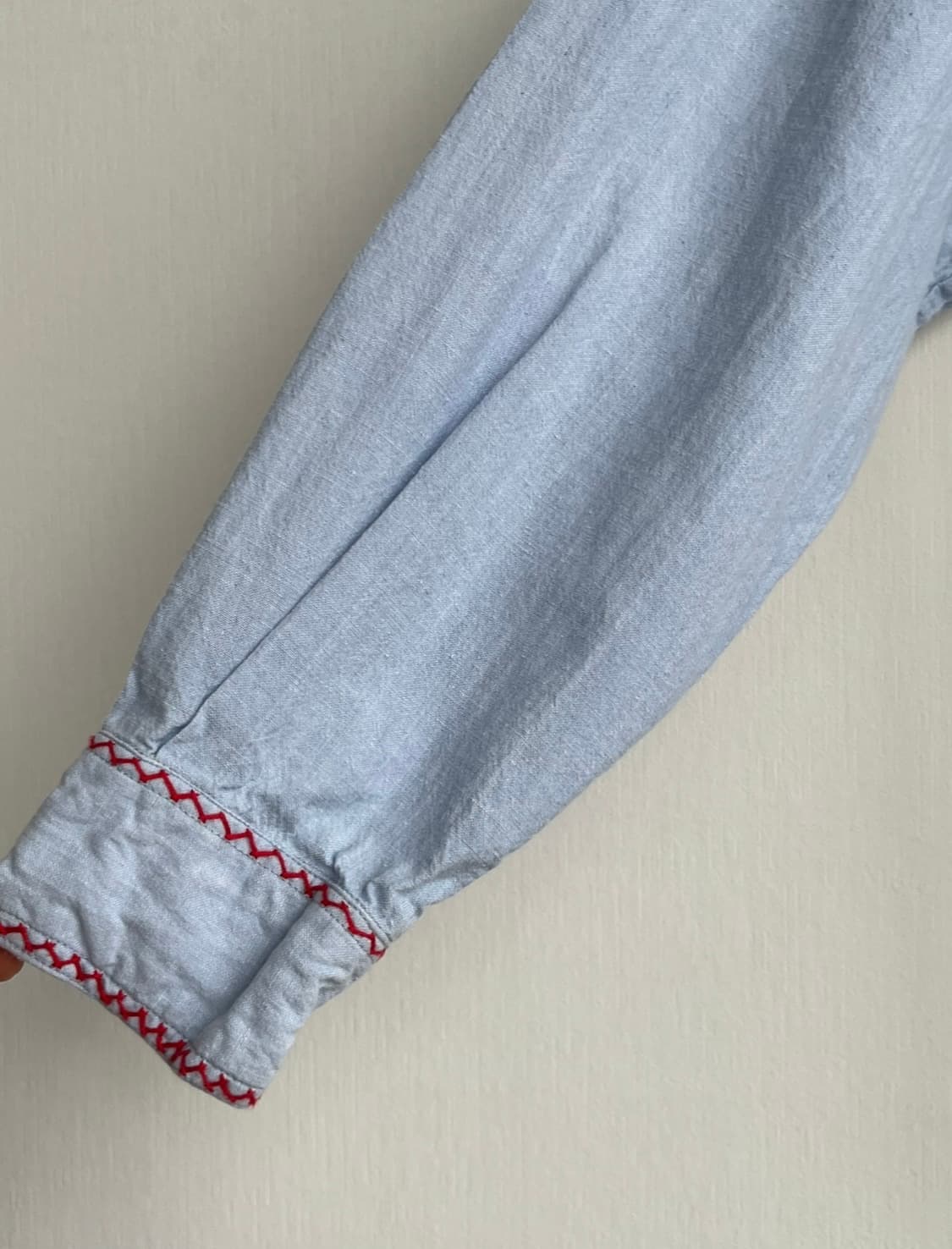 JOHN MALLORY 데님 자수 셔츠 블라우스 상품이미지6