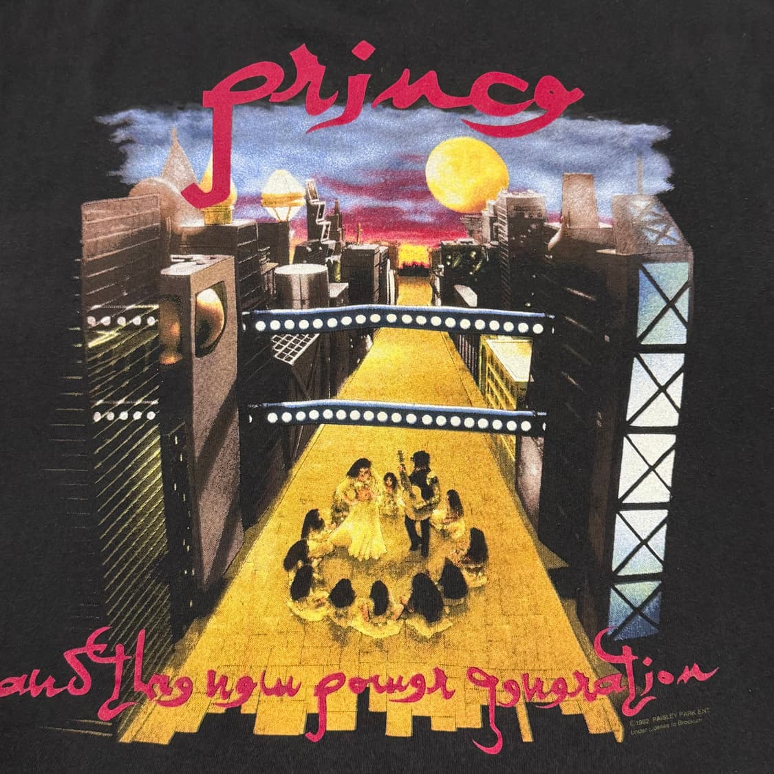 빈티지 90s 프린스 and the new power 밴드 티셔츠 상품이미지3