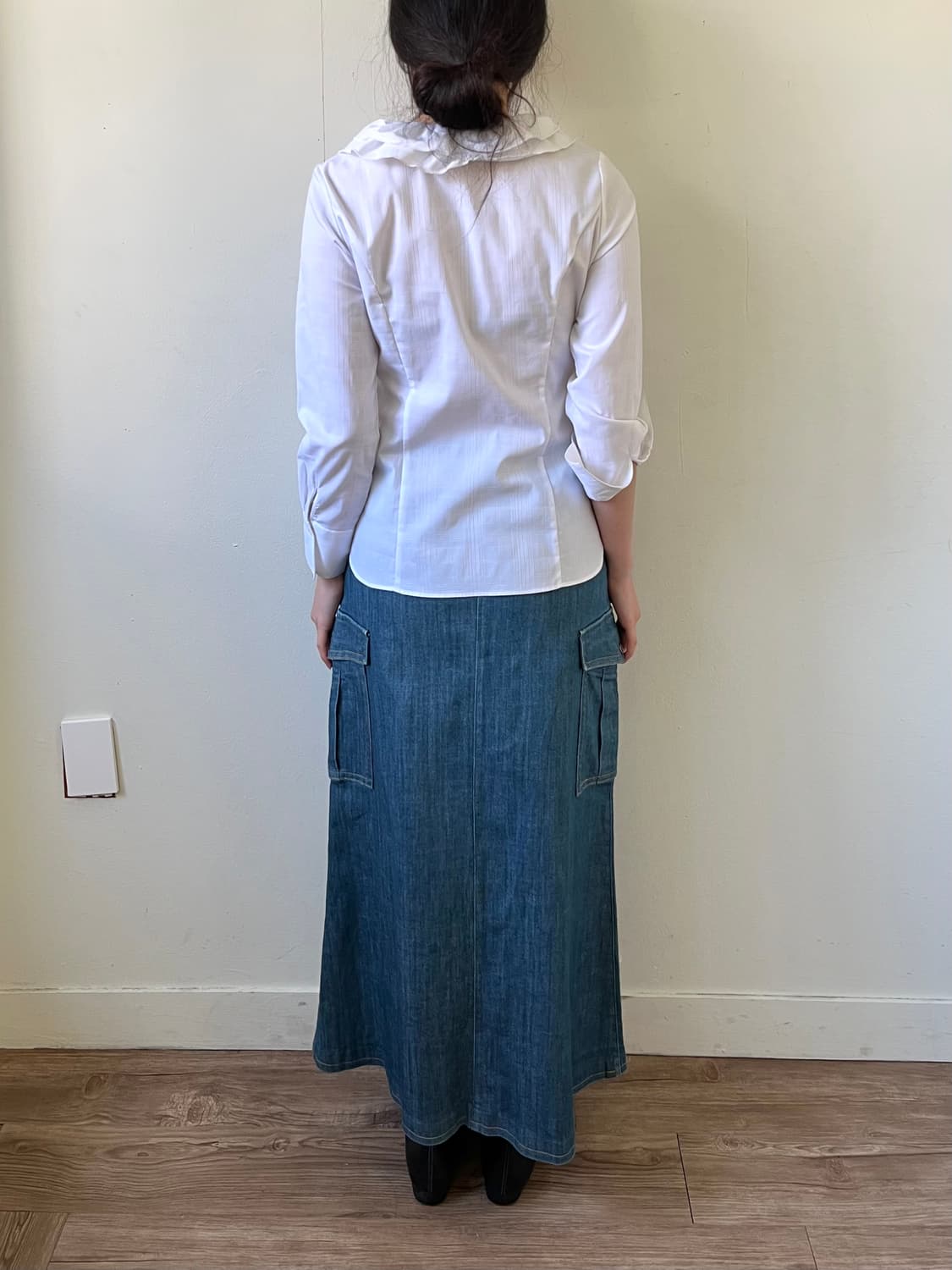 SHIRTS CODE 화이트 프릴 셔츠 상품이미지9