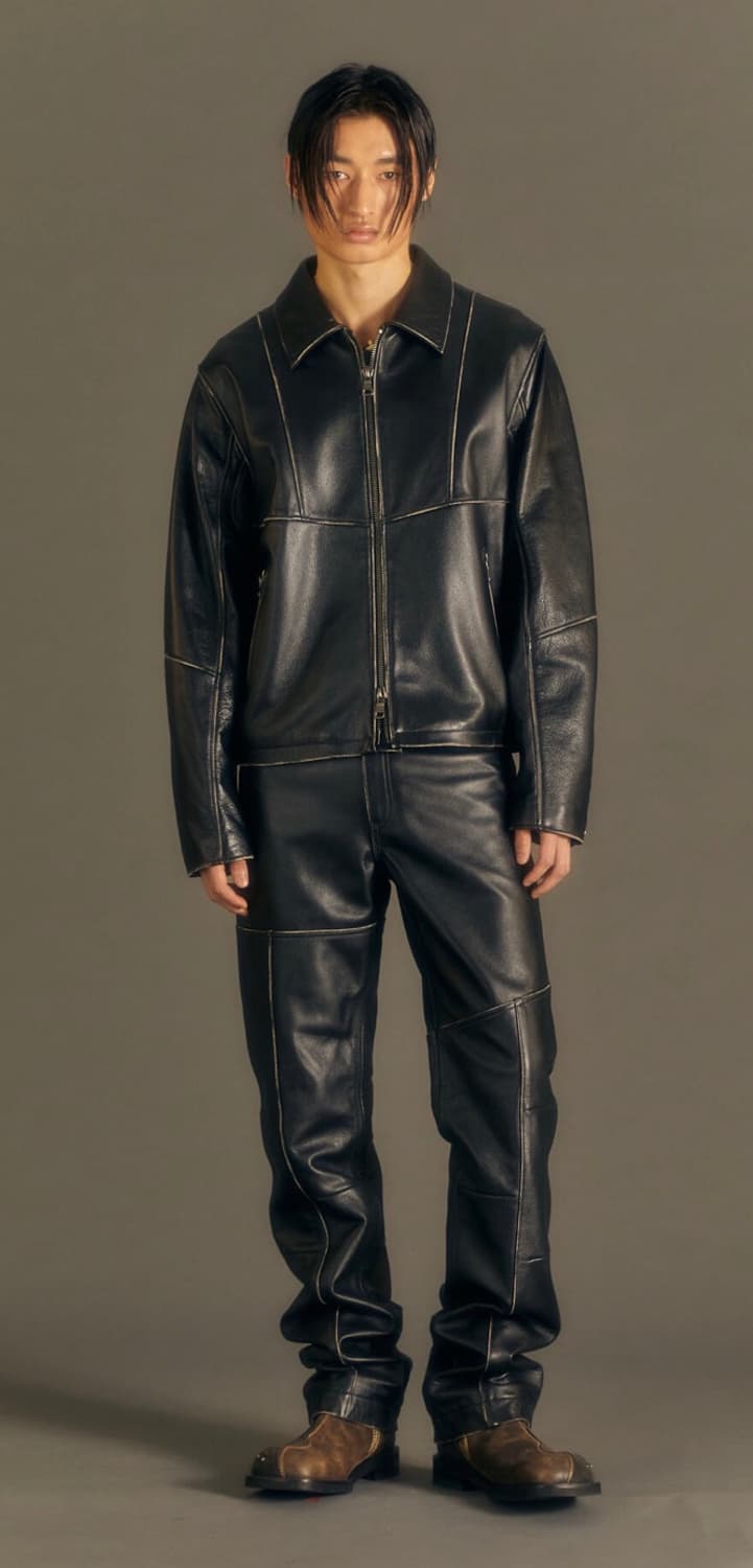 앤더슨벨 DRESZEN LEATHER ZIPUP JACKET 상품이미지1