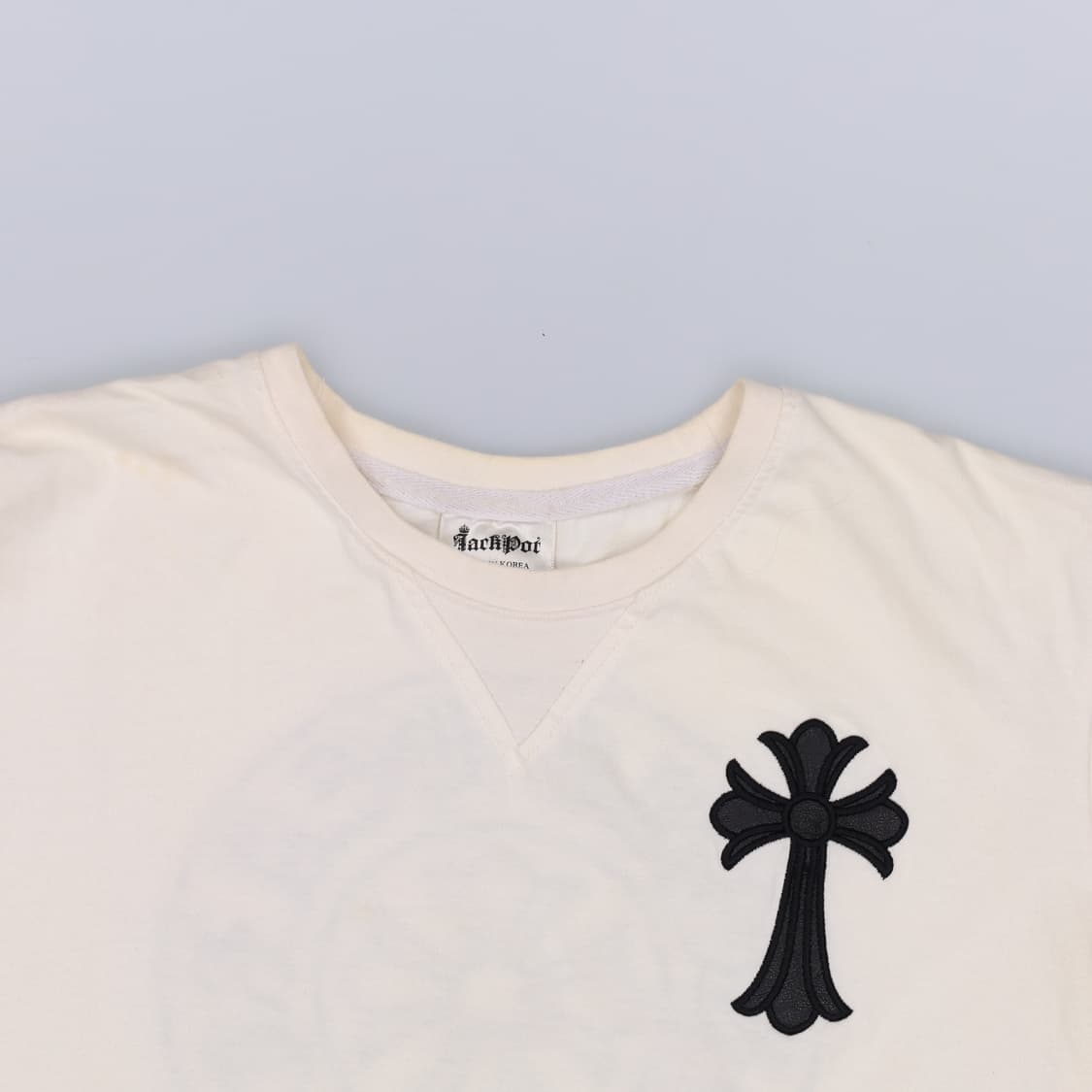 L 빈티지 자수 반팔티 0415H1 상품이미지5