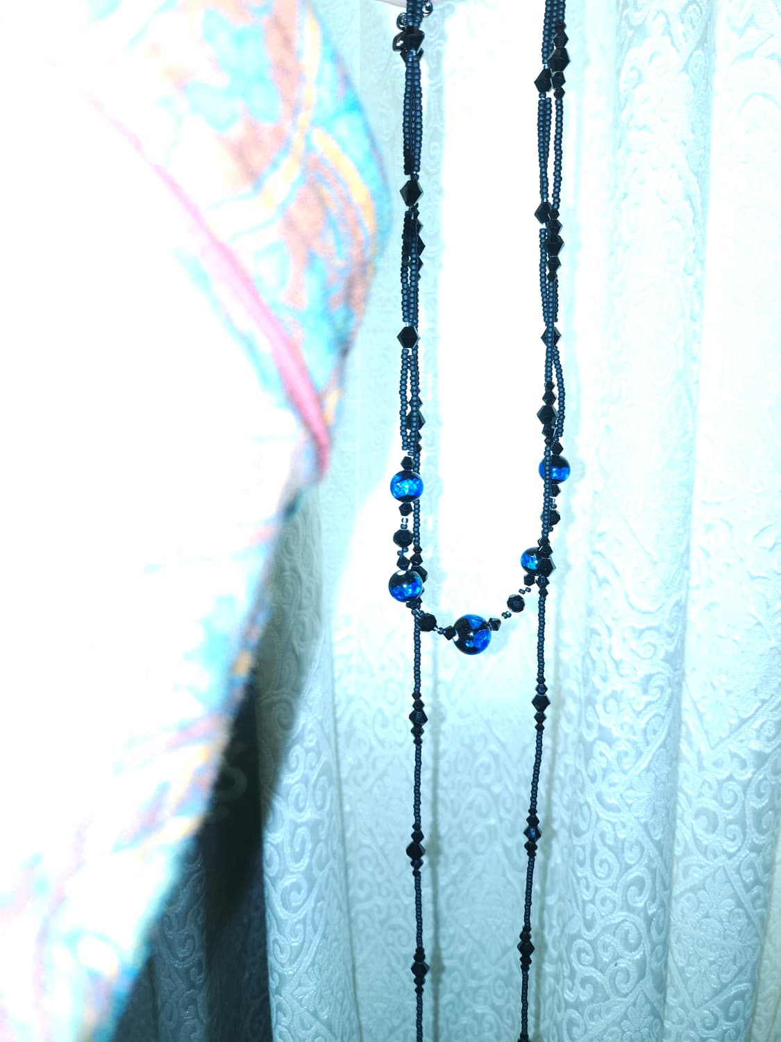 빈티지 목걸이 오리엔탈 히피 펑크 페어리 블루 상품이미지2