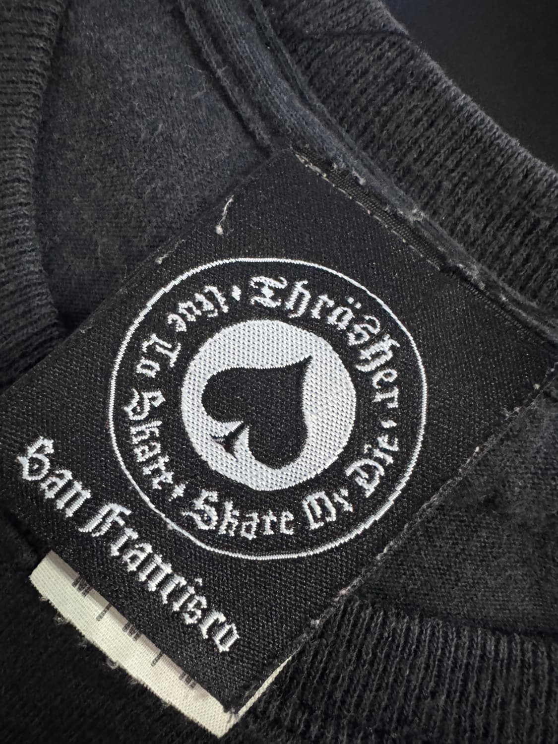 트레셔 Thrasher 불꽃 프린팅 반팔 티셔츠 M 블랙 상품이미지3