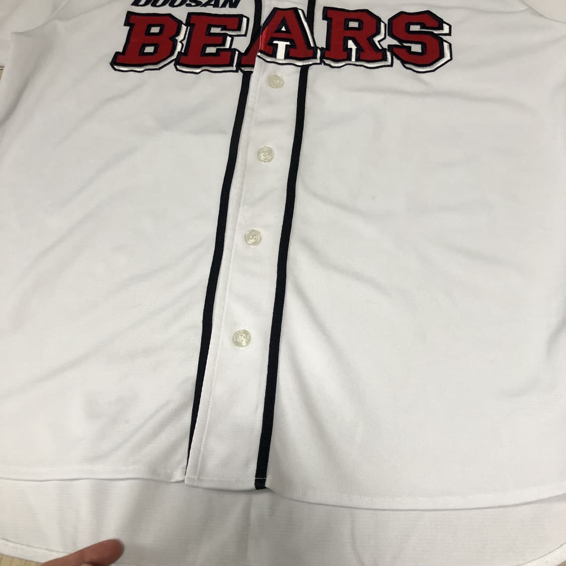 (110) 두산 베어스 허경민 홈 유니폼 두산 베어스 유니폼 두산 져지 상품이미지3