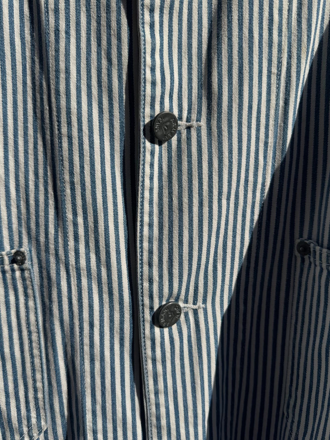 90s armani jeans stripe jacket 상품이미지5