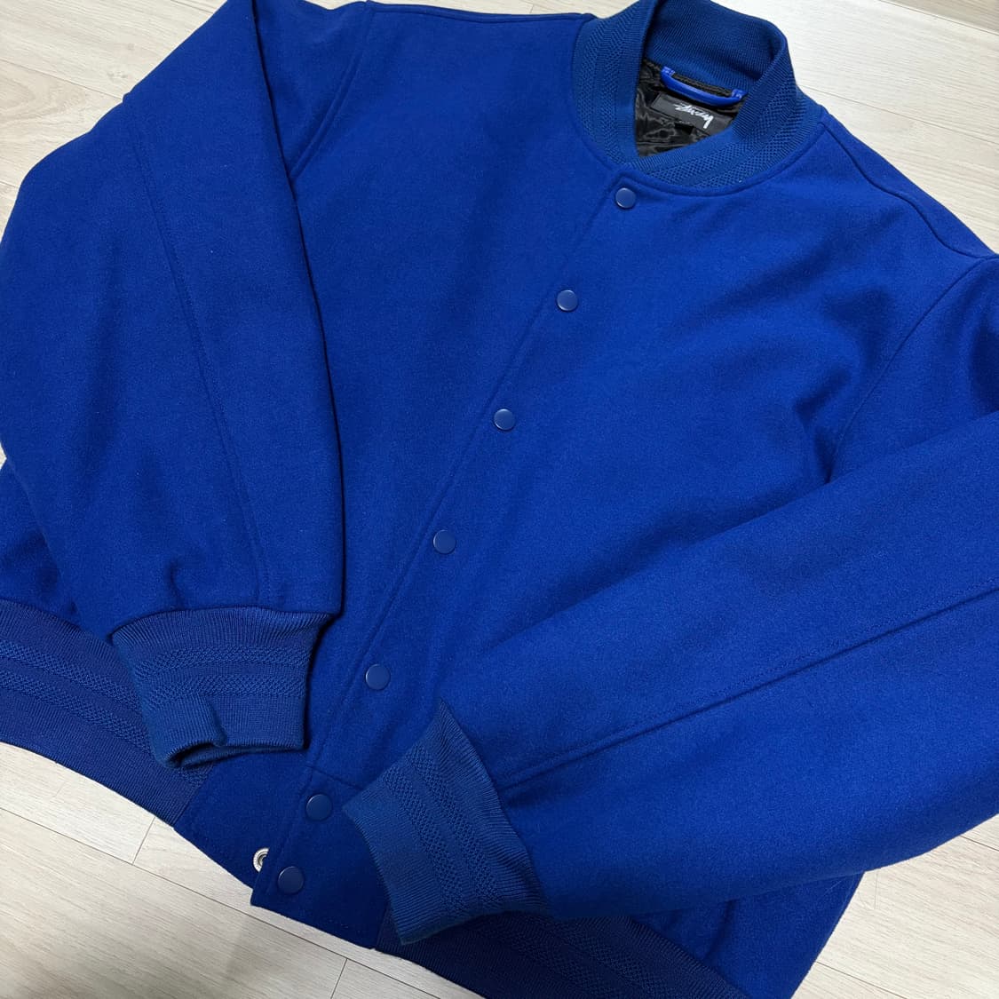 [상태A] Stussy 스투시 멜톤 바시티 자켓 S 상품이미지4