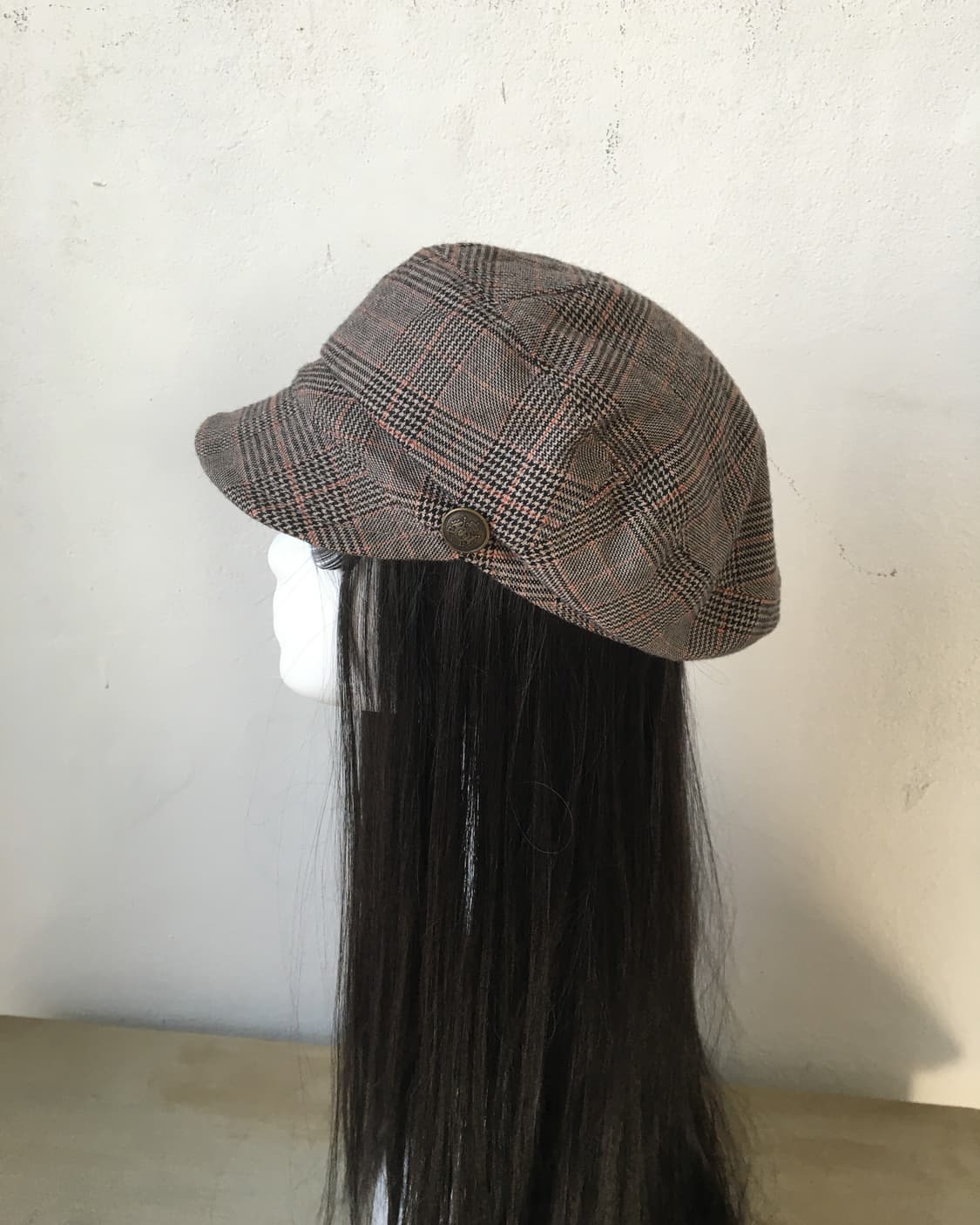  check pattern cap 상품이미지3