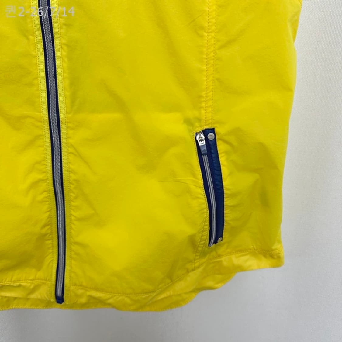 루이까스텔 여자 골프 얇은 조끼 옐로우 95 상품이미지3