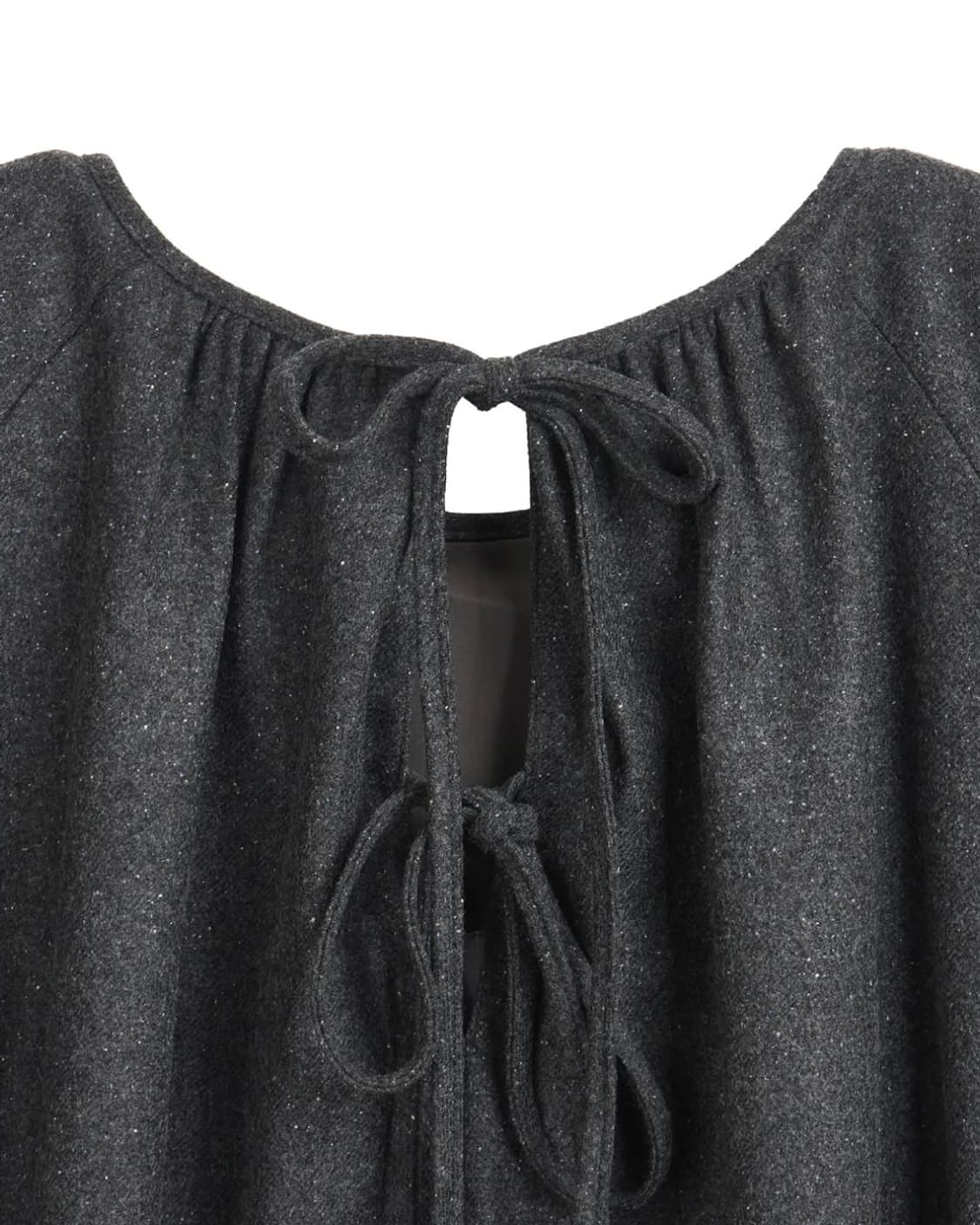 코스모스 볼륨 미니 원피스 (그레이) 상품이미지7