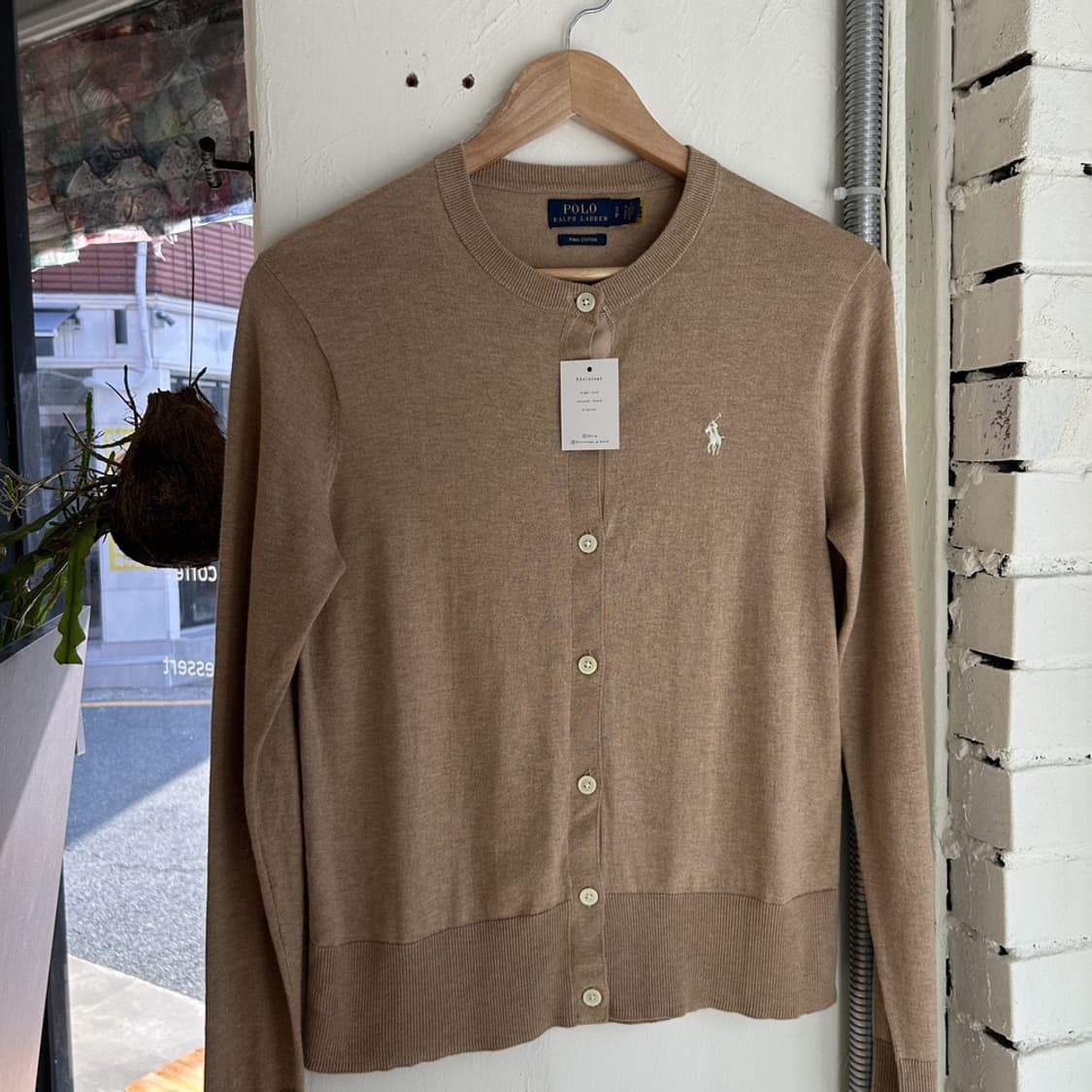 15458 - 폴로 랄프로렌 베이지 가디건 (피마 코튼) 상품이미지2