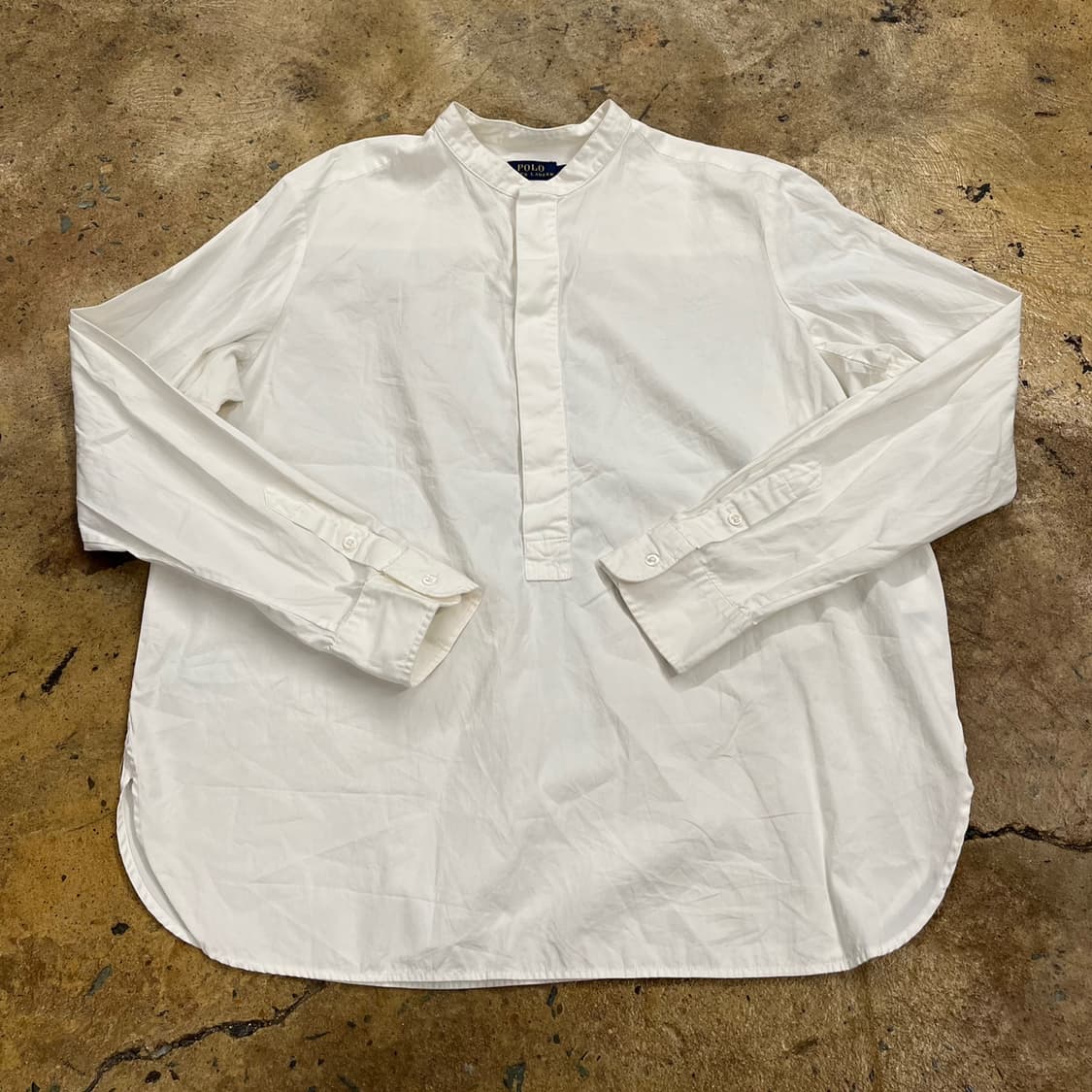 [정품/L] 폴로 랄프로렌 화이트 헨리넥 셔츠 b17 상품이미지2