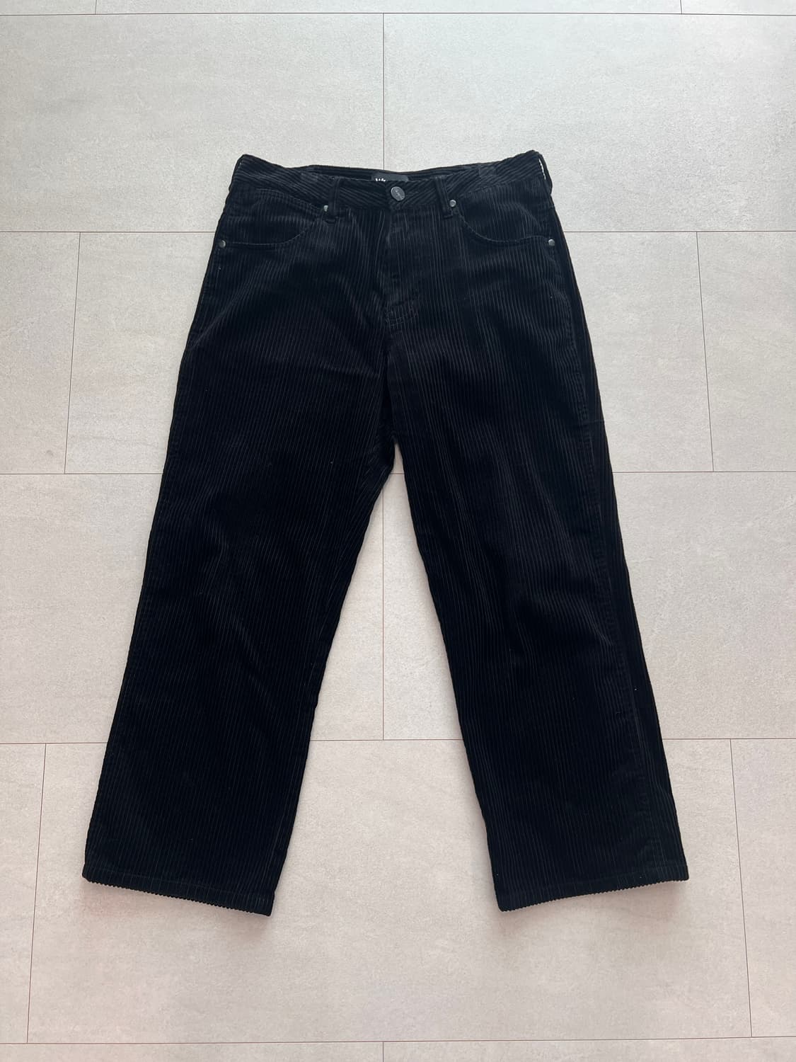 랭글러 블랙 코듀로이 레딩 루즈 팬츠 30 상품이미지1