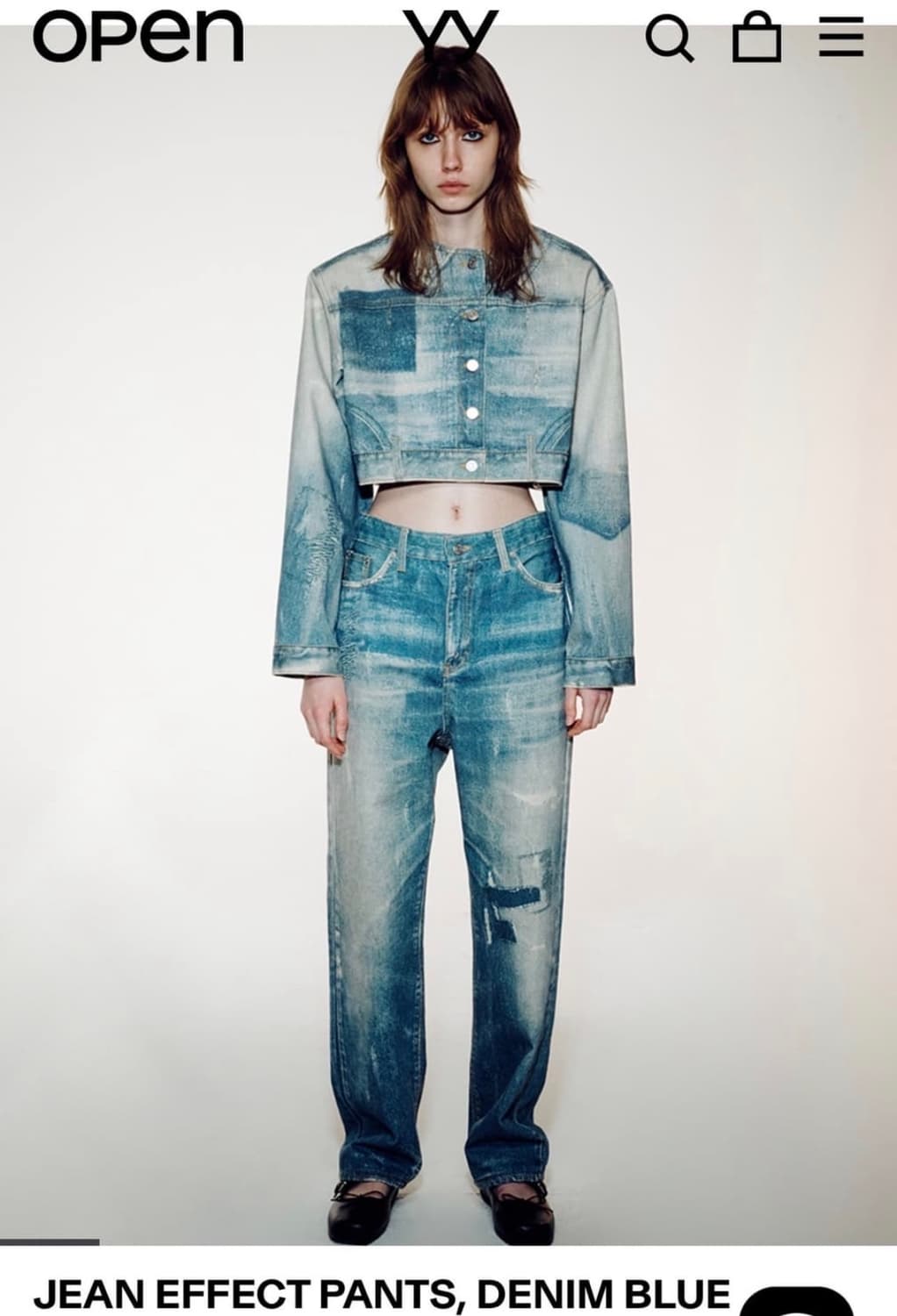오픈와이와이 이팩트 진 제님팬츠 상품이미지3