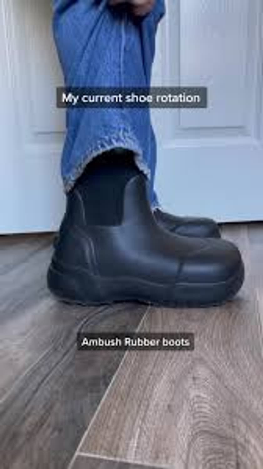 [35]엠부쉬 러버 부츠 블랙 상품이미지3