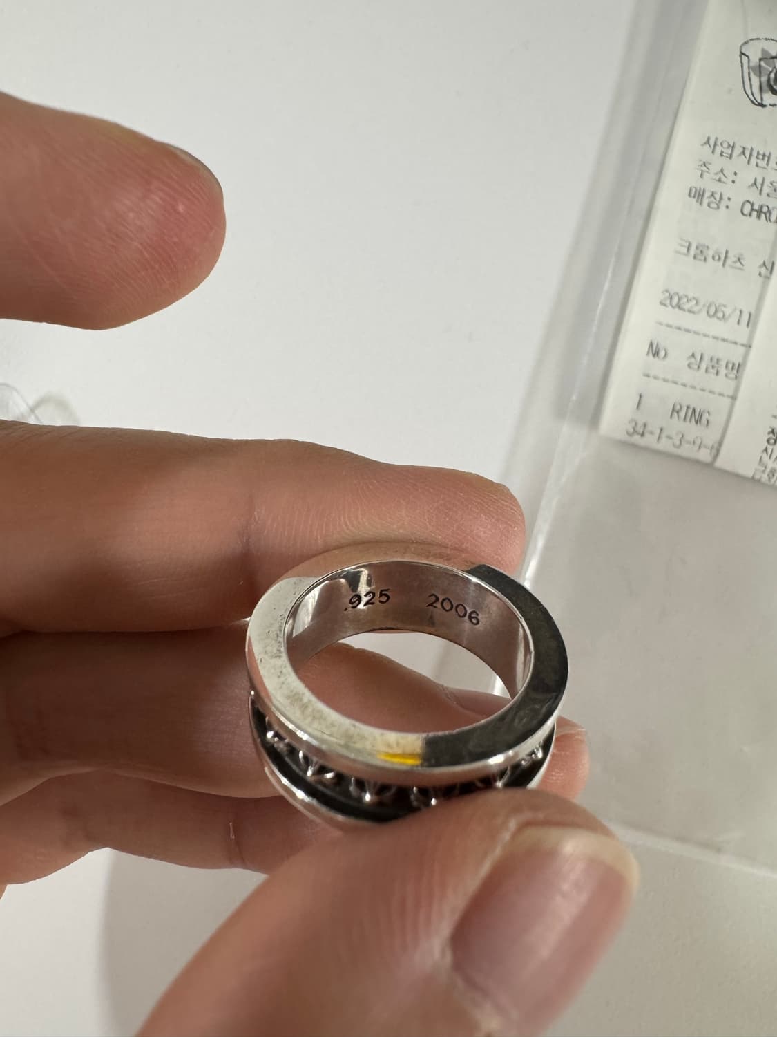 [US 7.5] 크롬하츠 미니플러스링 상품이미지7
