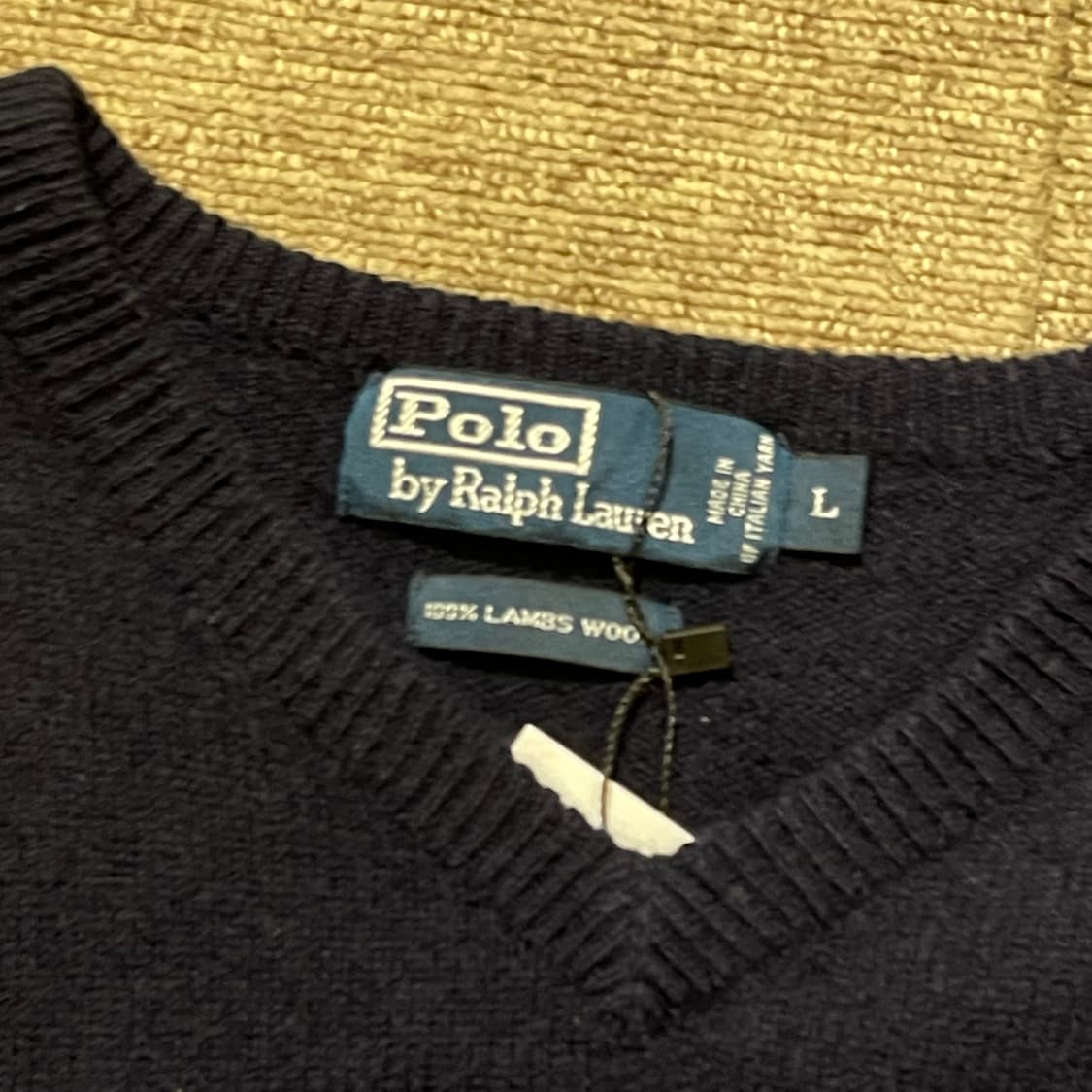 (L) POLO 폴로 랄프로렌 울 브이넥 니트 상품이미지7