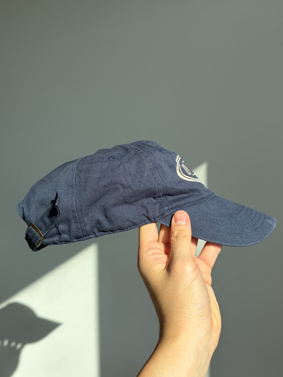 빈티지 워싱 네이비 볼캡 야구모자 상품이미지2