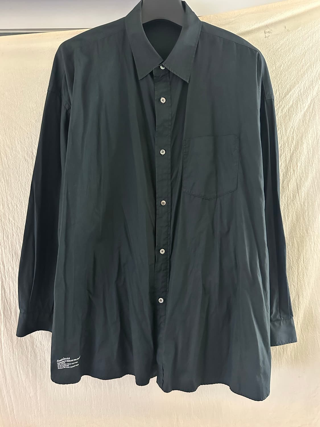 FreshService 프레쉬서비스 블랙 셔츠 F사이즈 상품이미지1