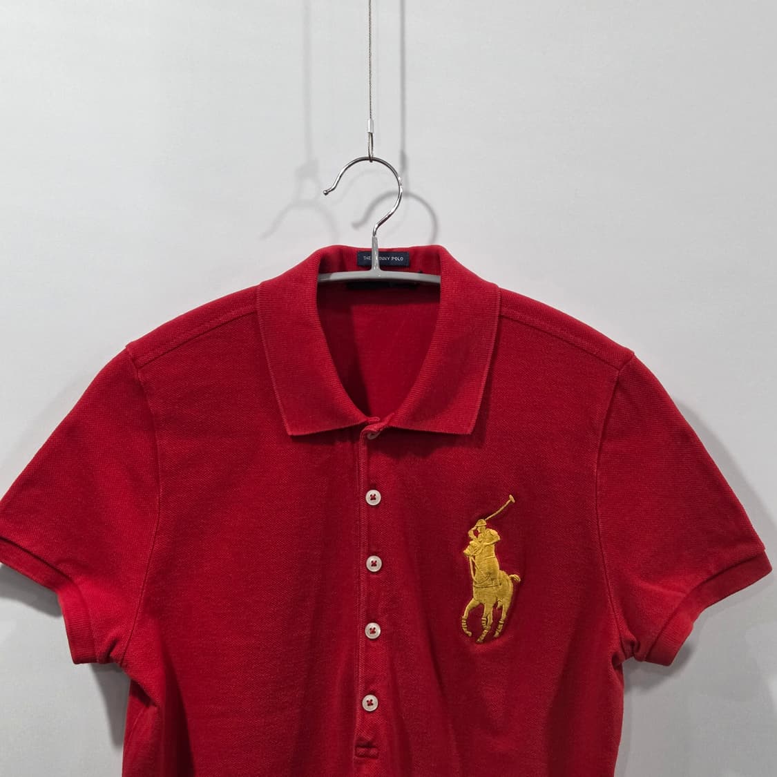 폴로랄프로렌 우먼 빅포니 피케 카라 반팔티 M  상품이미지2