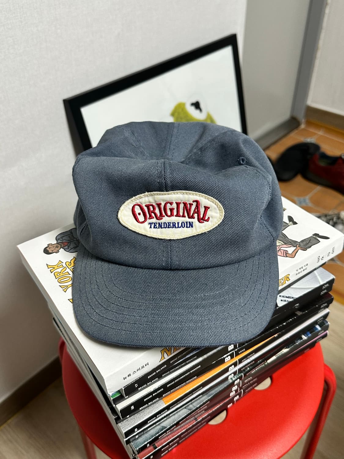 Tenderloin 오벌로고 트러커캡 블루 상품이미지1