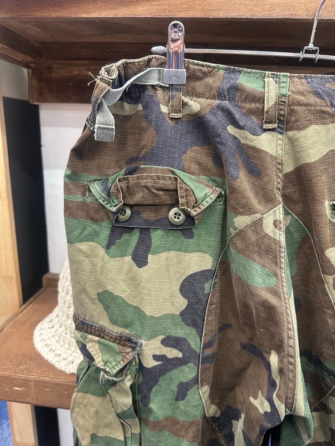 1990s military 우드랜드 카모 카고 팬츠 상품이미지7