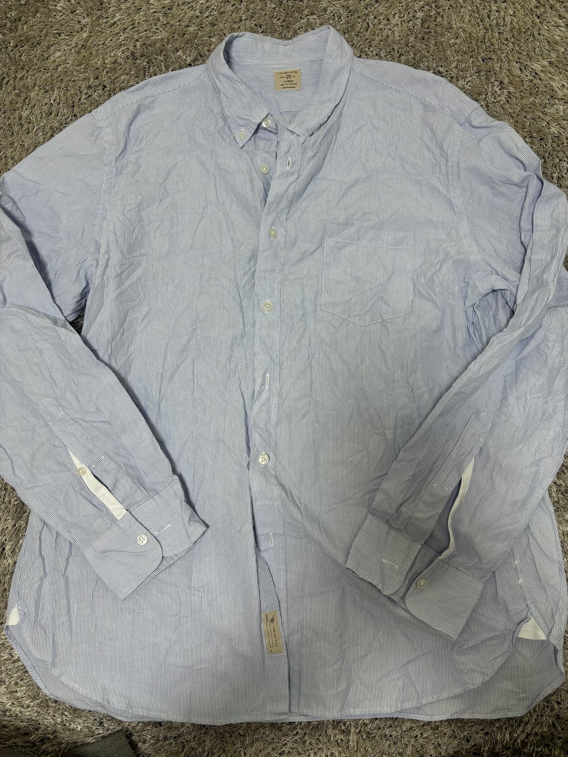 일본판 J.CREW 스트라이프 셔츠 사이즈 105-110 상품이미지1