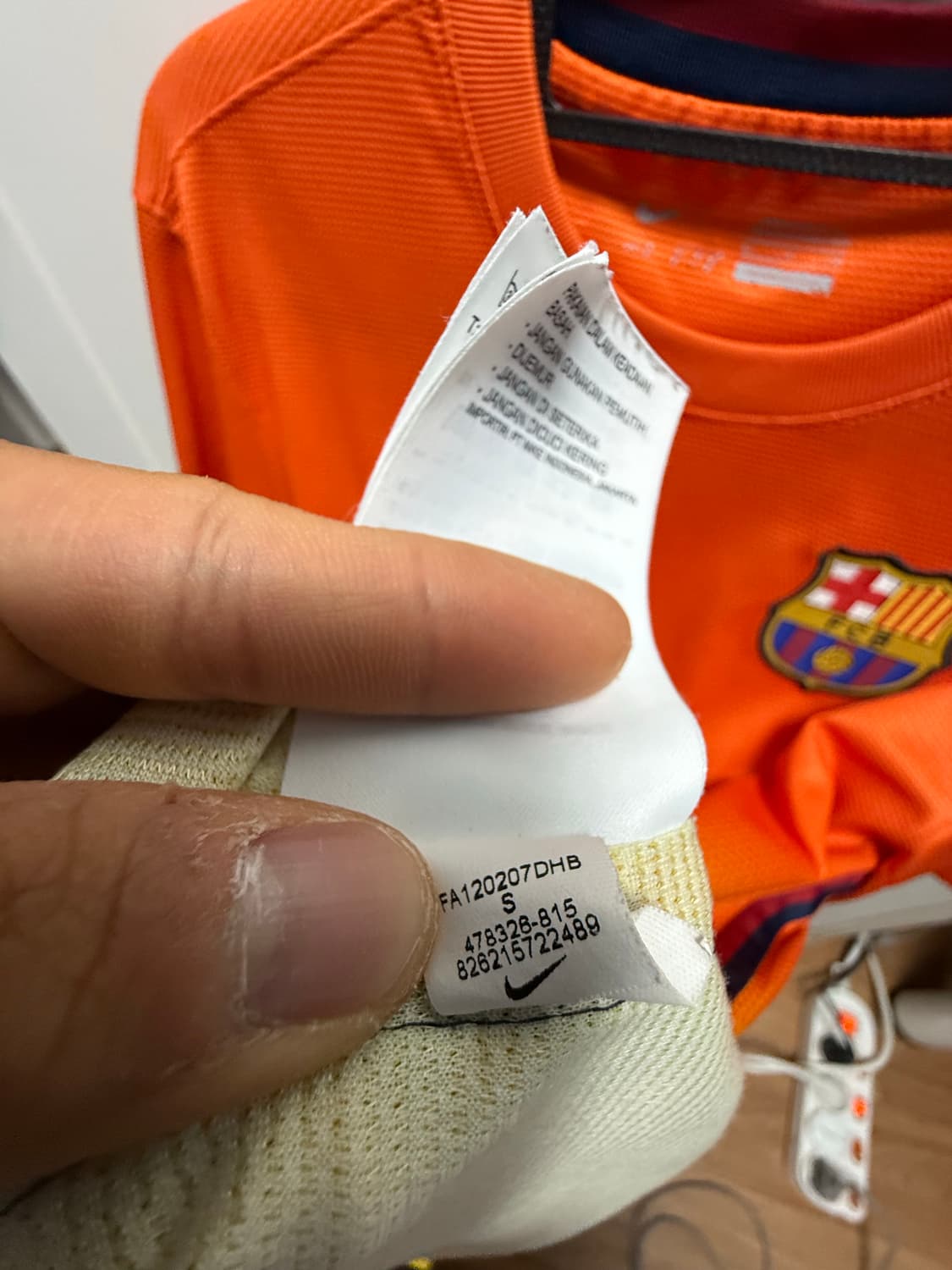 12-13 바르셀로나 사비 유니폼 상품이미지3