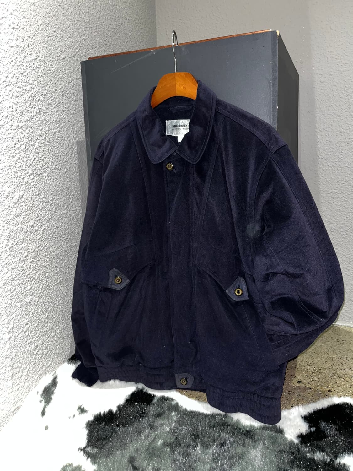 빈티지 디테일 봄버자켓 상품이미지1