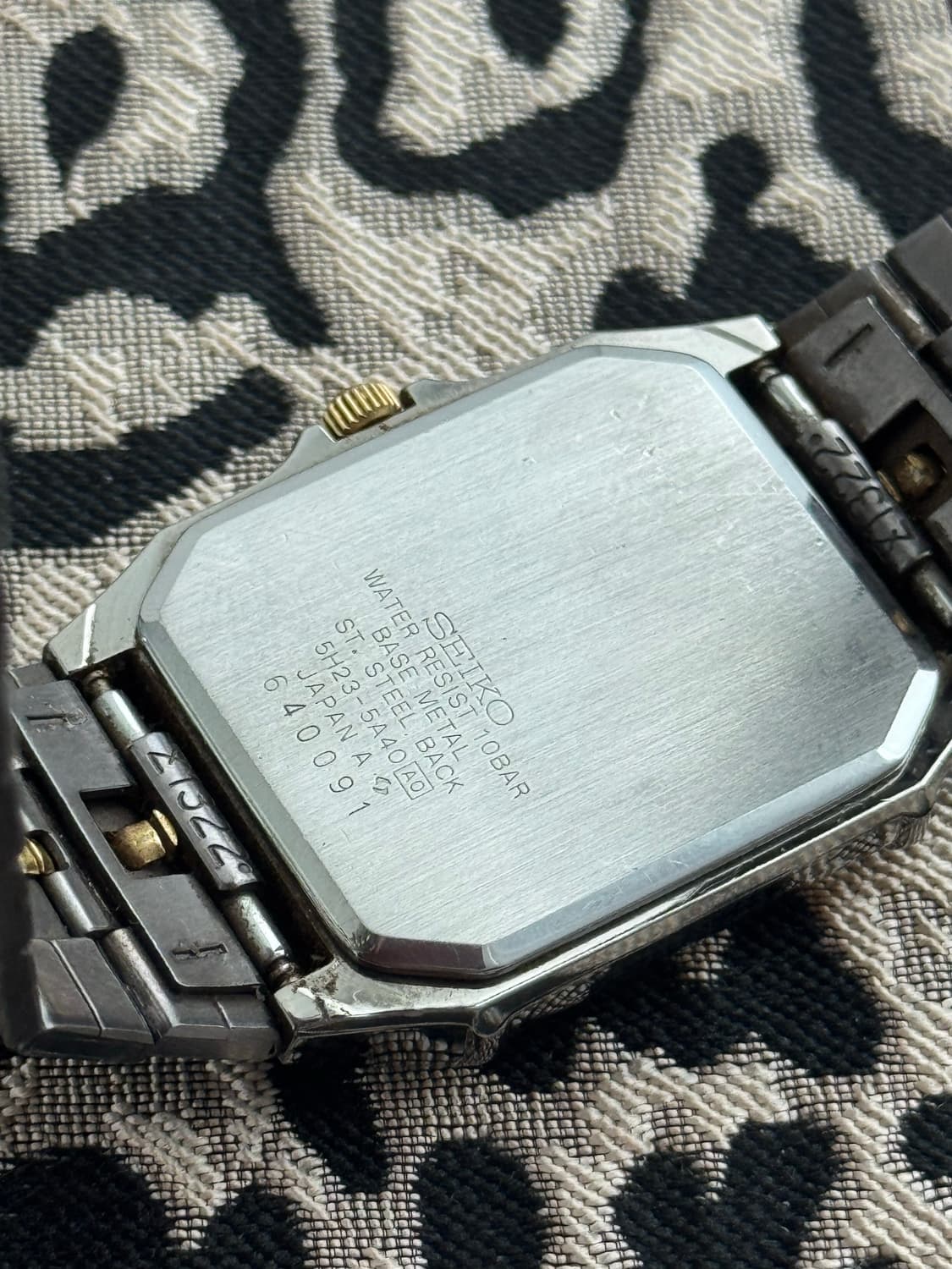 80s 빈티지 세이코 SQ100 스퀘어 초희귀 상품이미지8