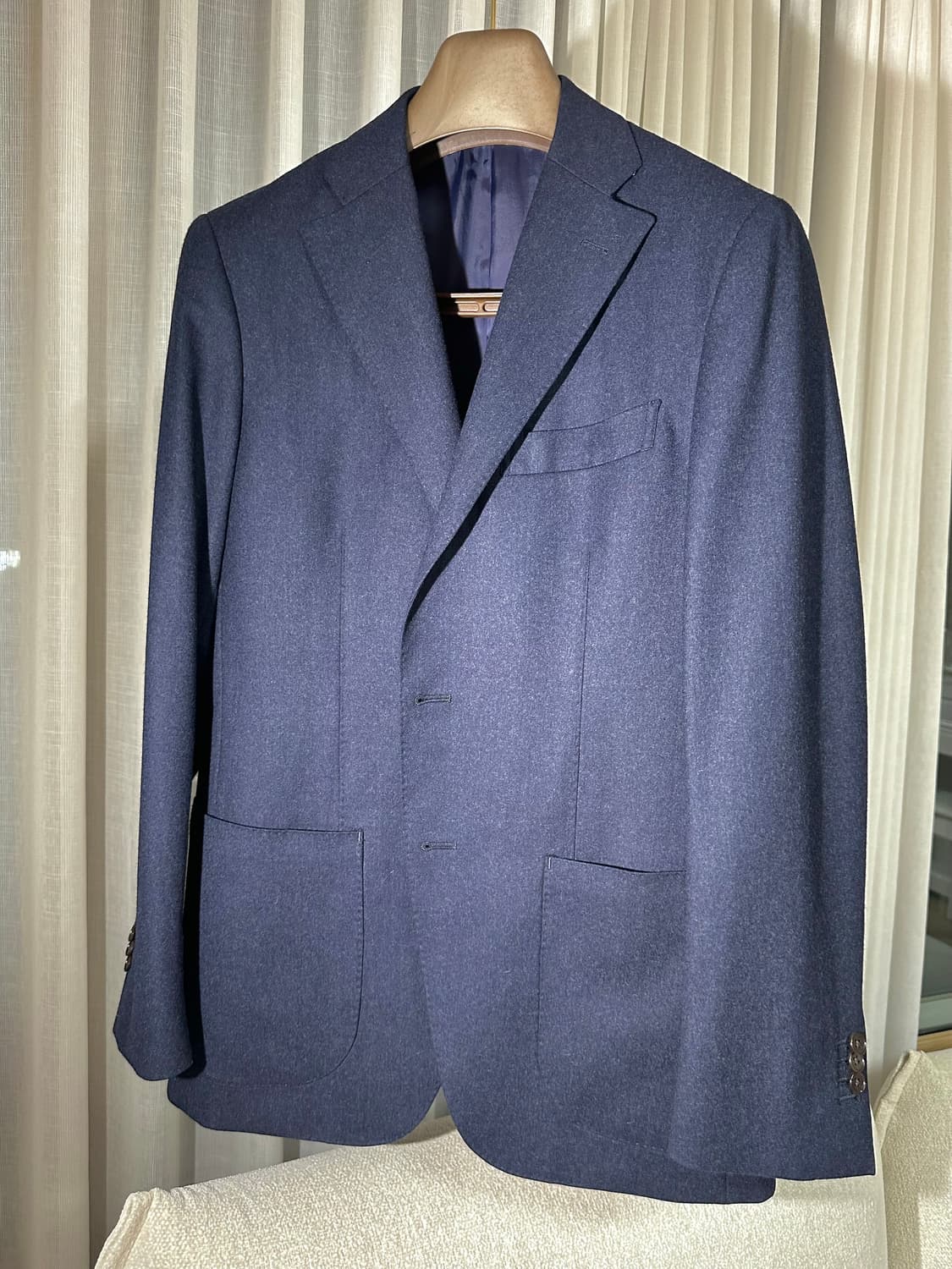 까노니코 네이비수트 일본빔즈 별주모델(라르디니,링자켓,볼리올리,루비암) 상품이미지3