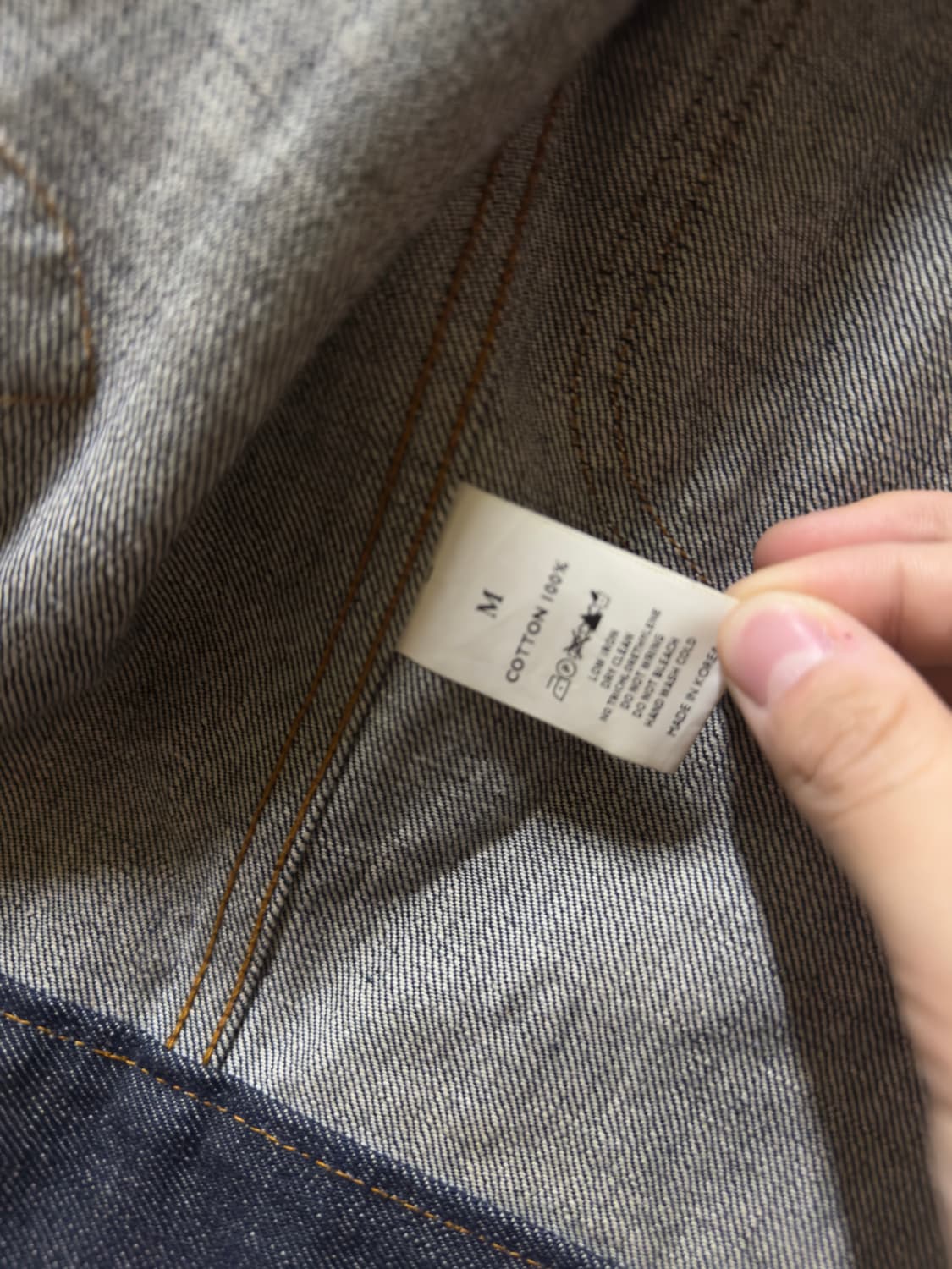 부기홀리데이 셀비지 데님 자켓 상품이미지4