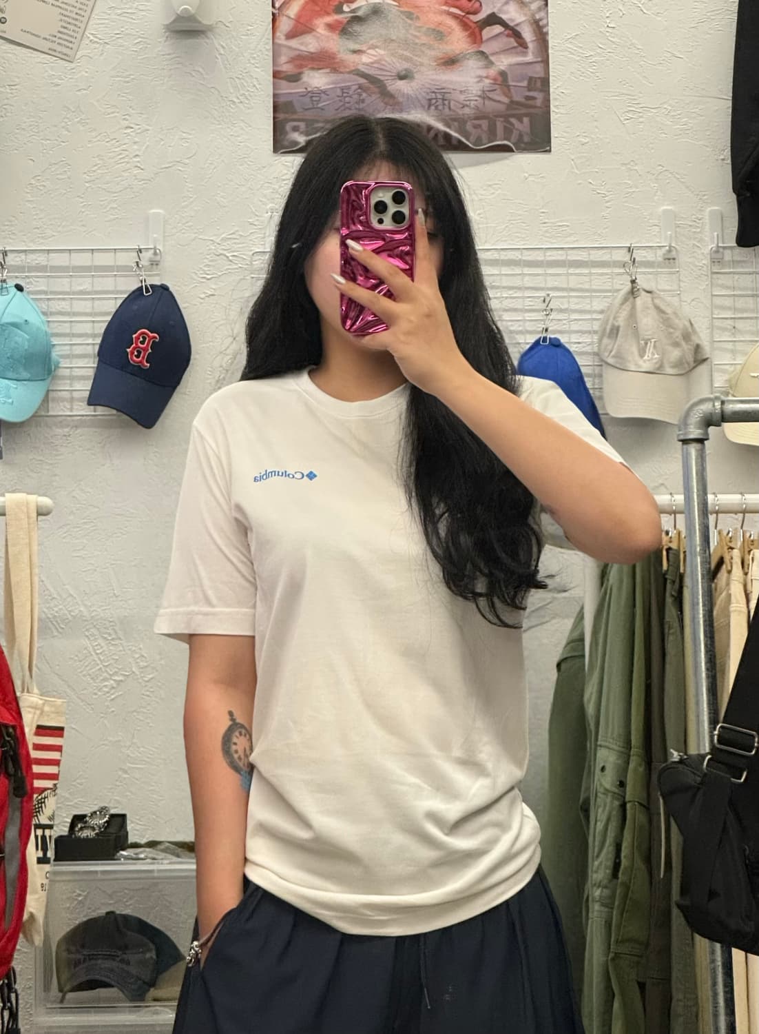 컬럼비아 기능성 쿨티 프린팅 반팔티 M 상품이미지1