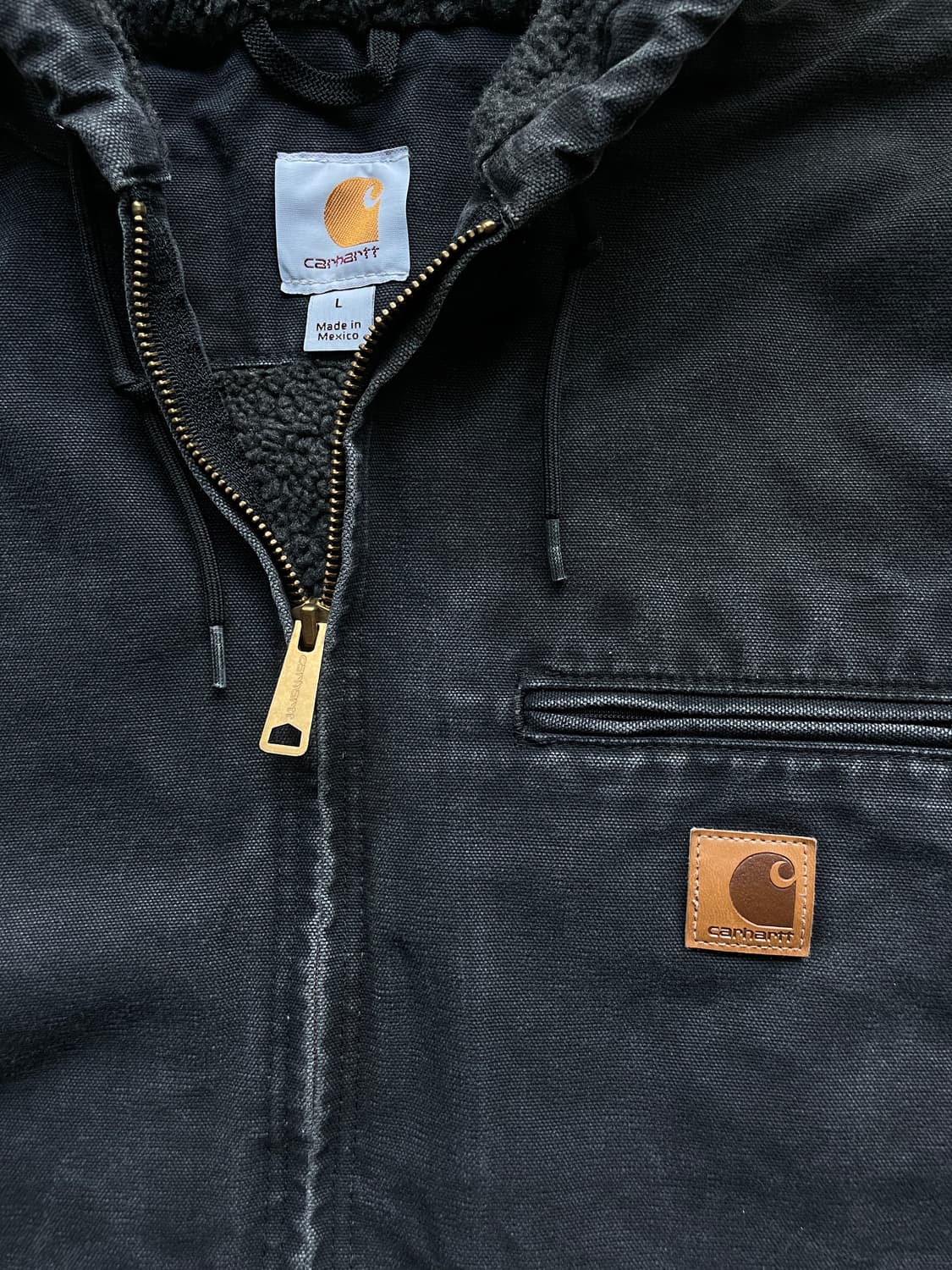 칼하트 시에라 J141 blk 디트로이트 후드 상품이미지4