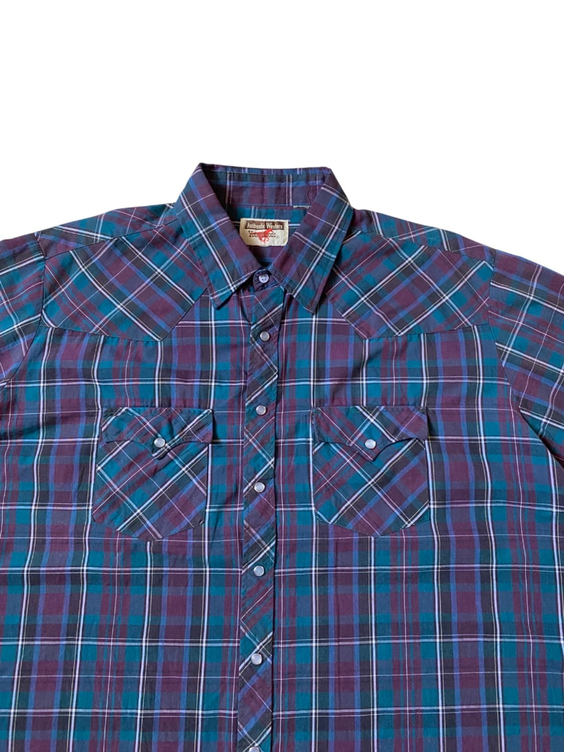 포켓 체크 셔츠 Made in U.S.A (Man 2XL) AB0230 상품이미지3