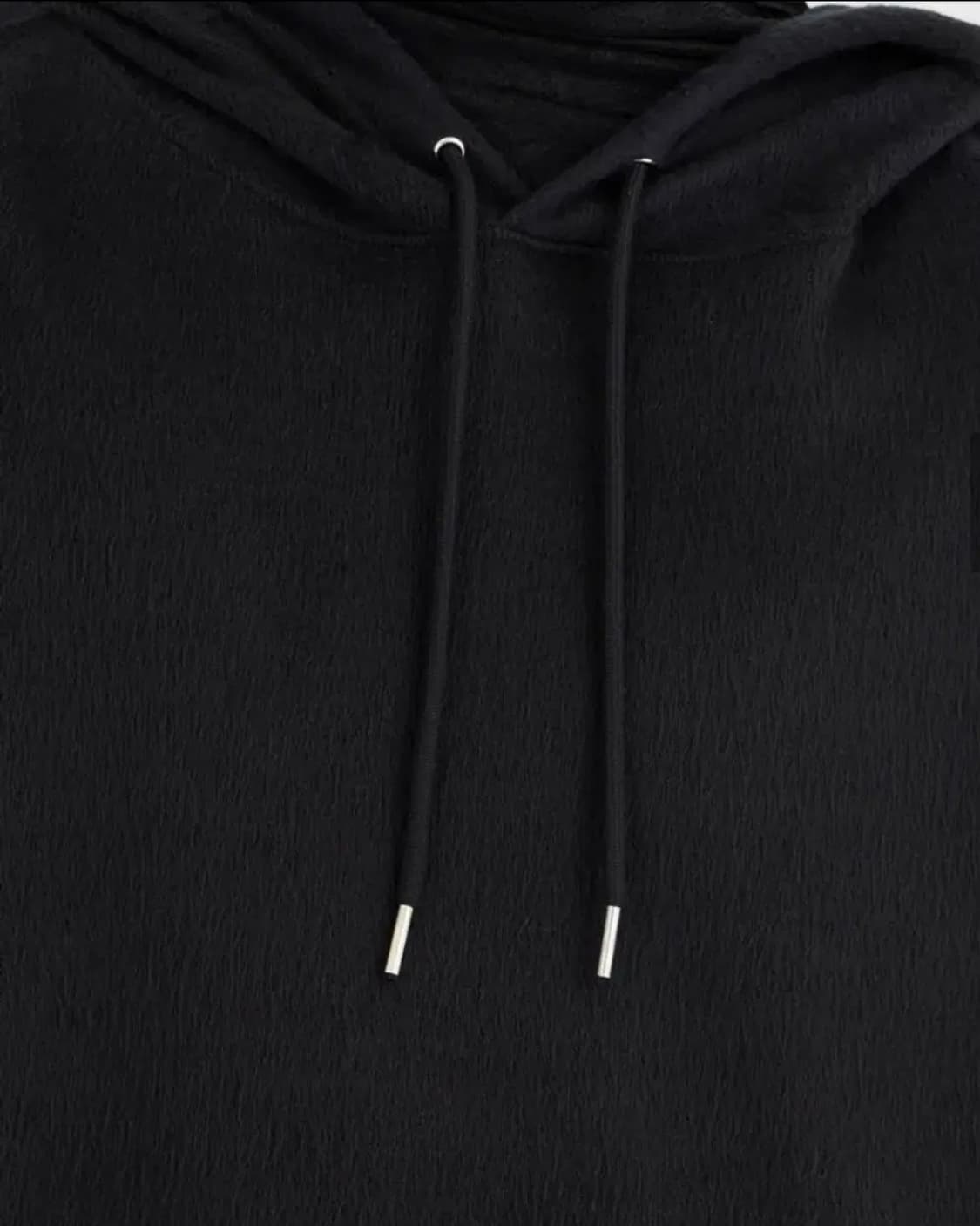 유스 오버사이즈 후디드 스웻셔츠 블랙 M 상품이미지3
