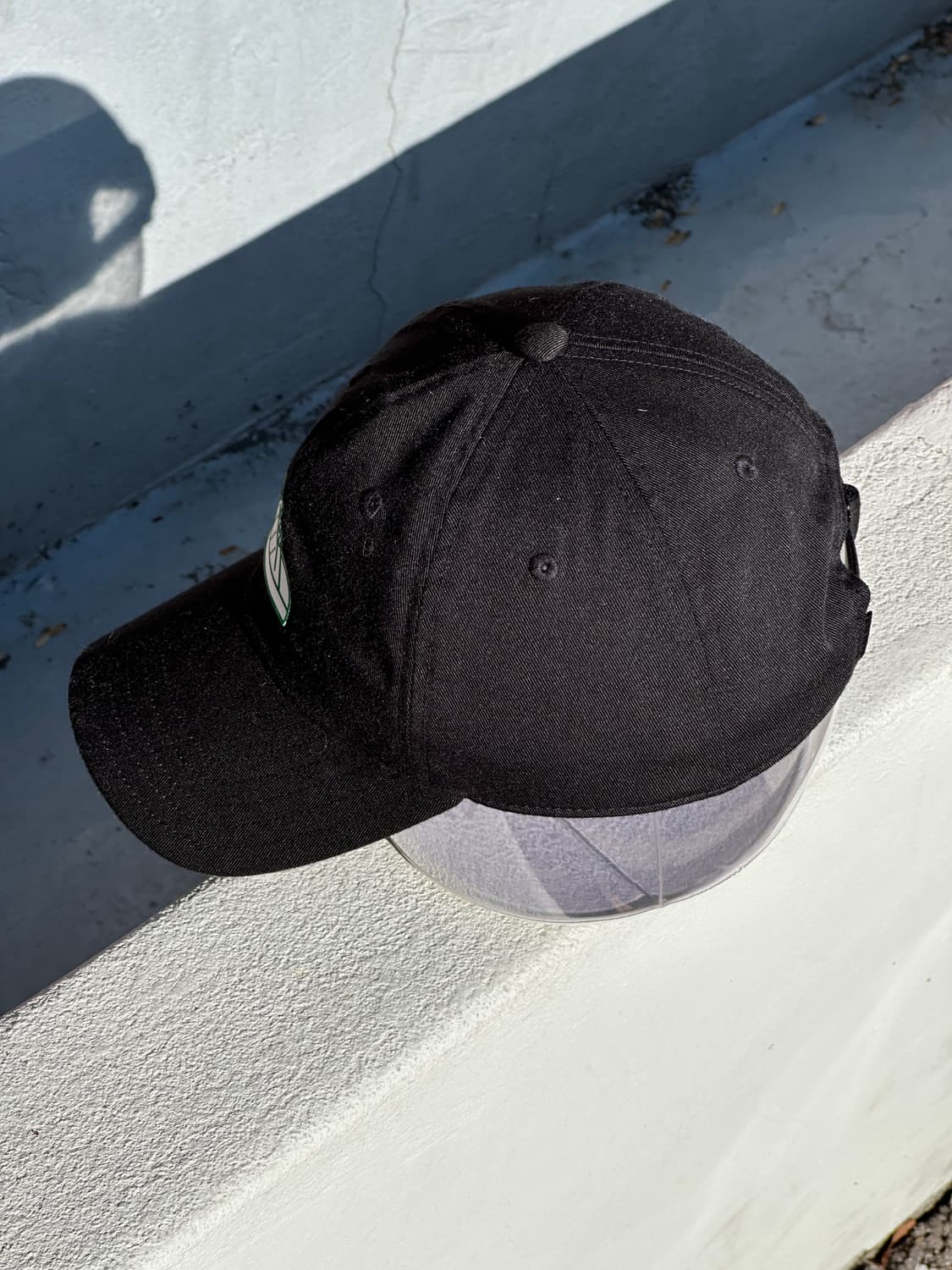 [F] 아디다스 스니커즈 로고 블랙 볼캡 모자 상품이미지3