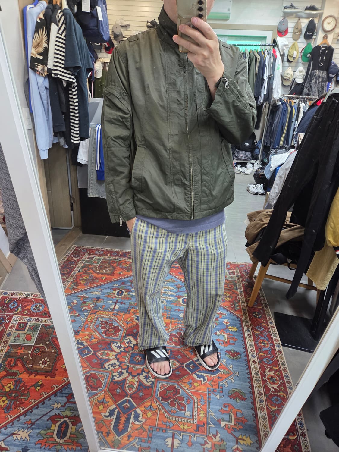 Cp 컴퍼니 올드스쿨 빈티지 나일론 집업 필드자켓 L 상품이미지7