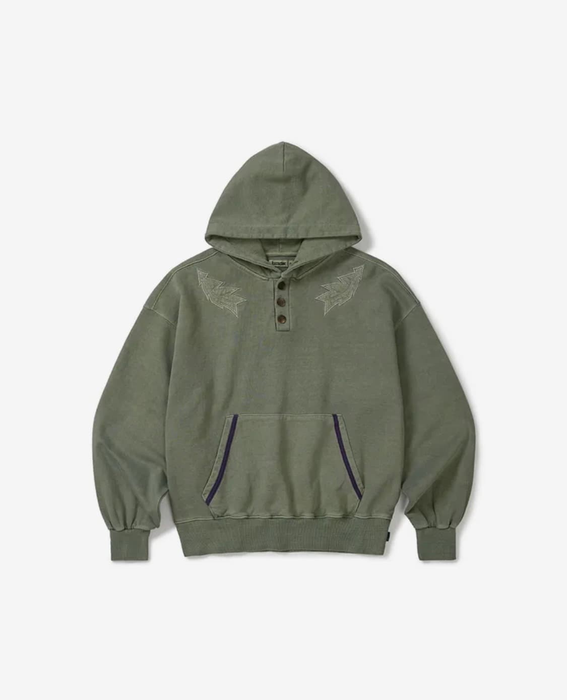 Karactor button hoodie 상품이미지1