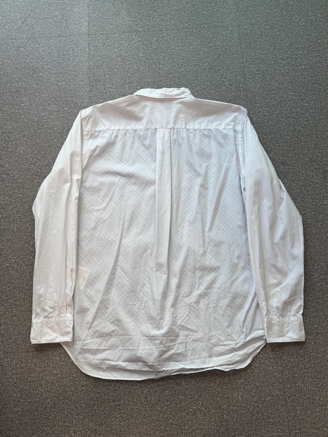 꼼데가르송 옴므 듀스 타탄 체크 배색 셔츠 L  상품이미지4