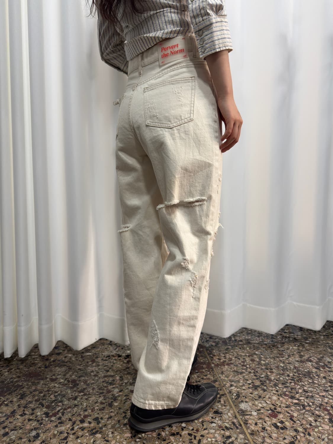 w.w.g damage detail pants 상품이미지4
