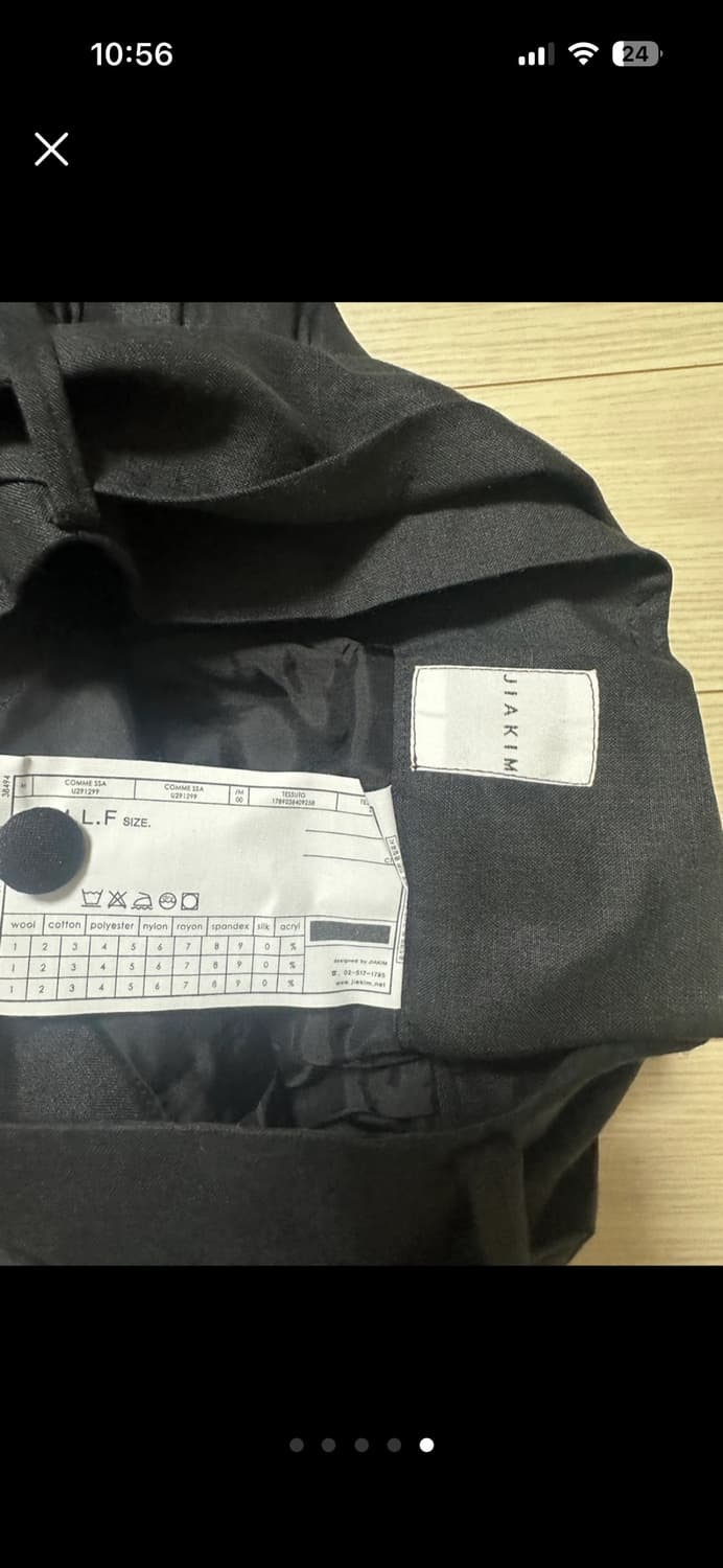 JIAKIM 블랙 리본 치마 반바지 상품이미지5