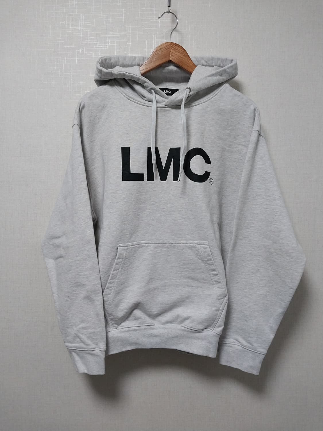 LMC 그레이 기본 후드티 상품이미지1