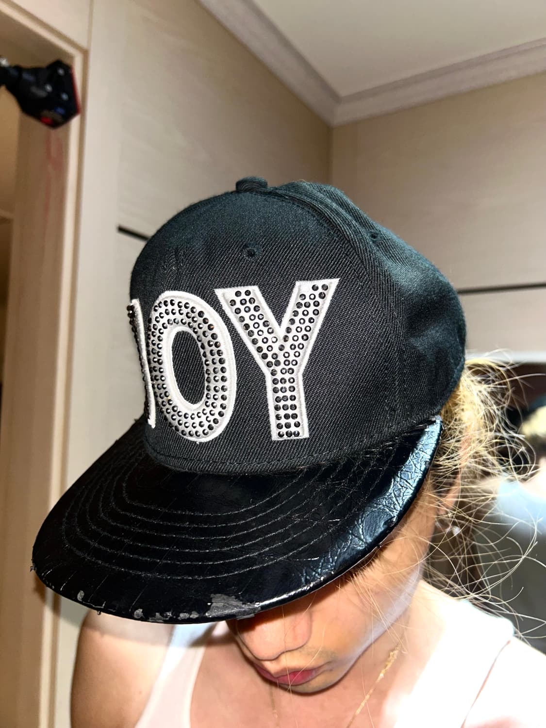 Boy London Stud Leather Cap 상품이미지5