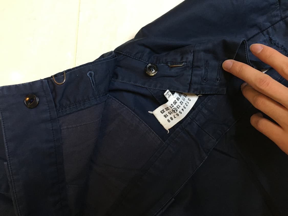 마르지엘라 치노 팬츠 네이비 상품이미지3