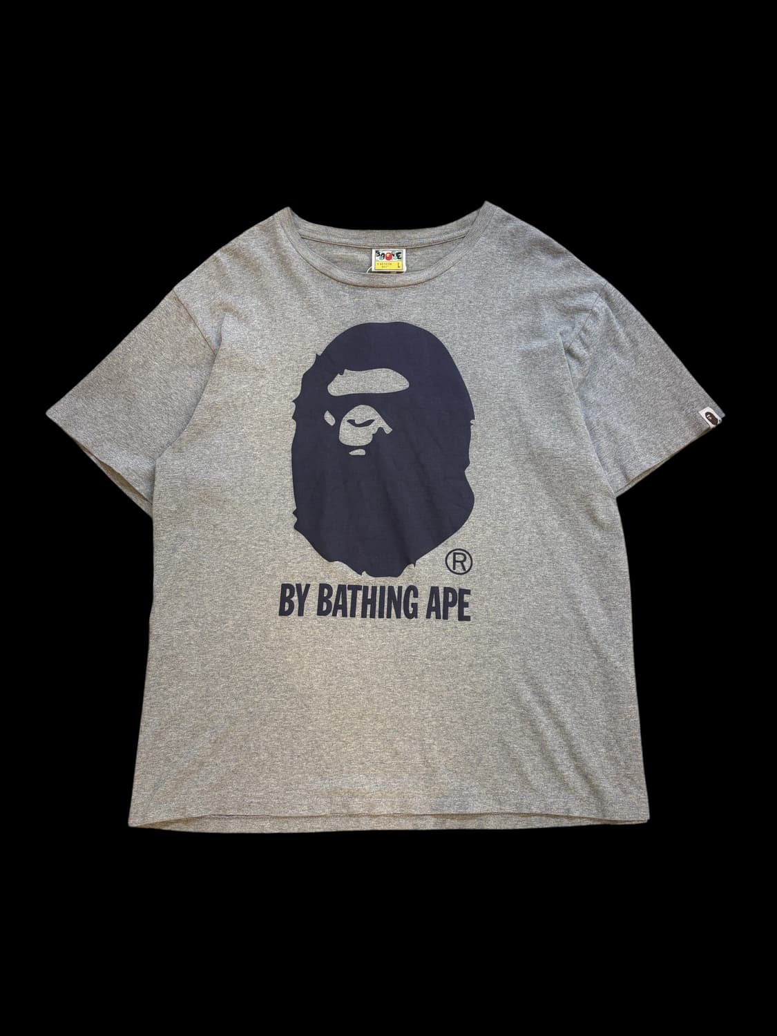 베이프 빅 에이프 헤드 그레이 반팔 티셔츠 상품이미지1