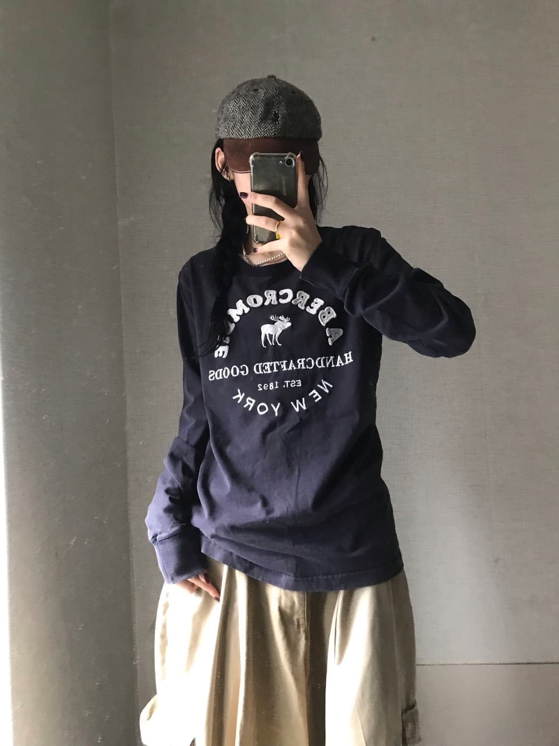 아베크롬비 네이비 롱슬리브 상품이미지4