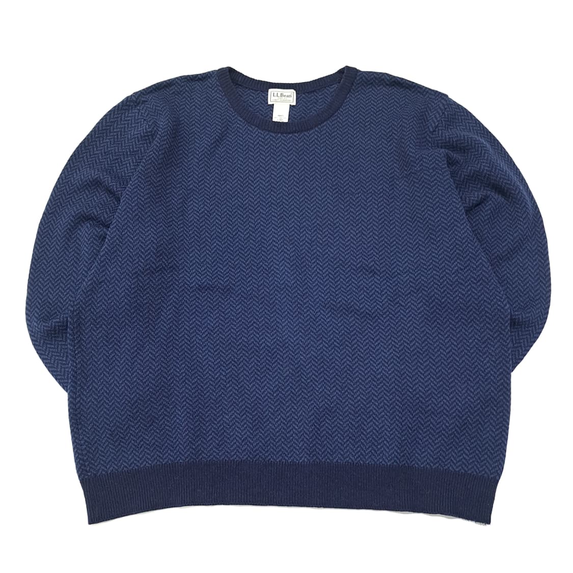 CL102 L 엘엘빈 다크 네이비 버드아이 크루넥 니트 상품이미지1