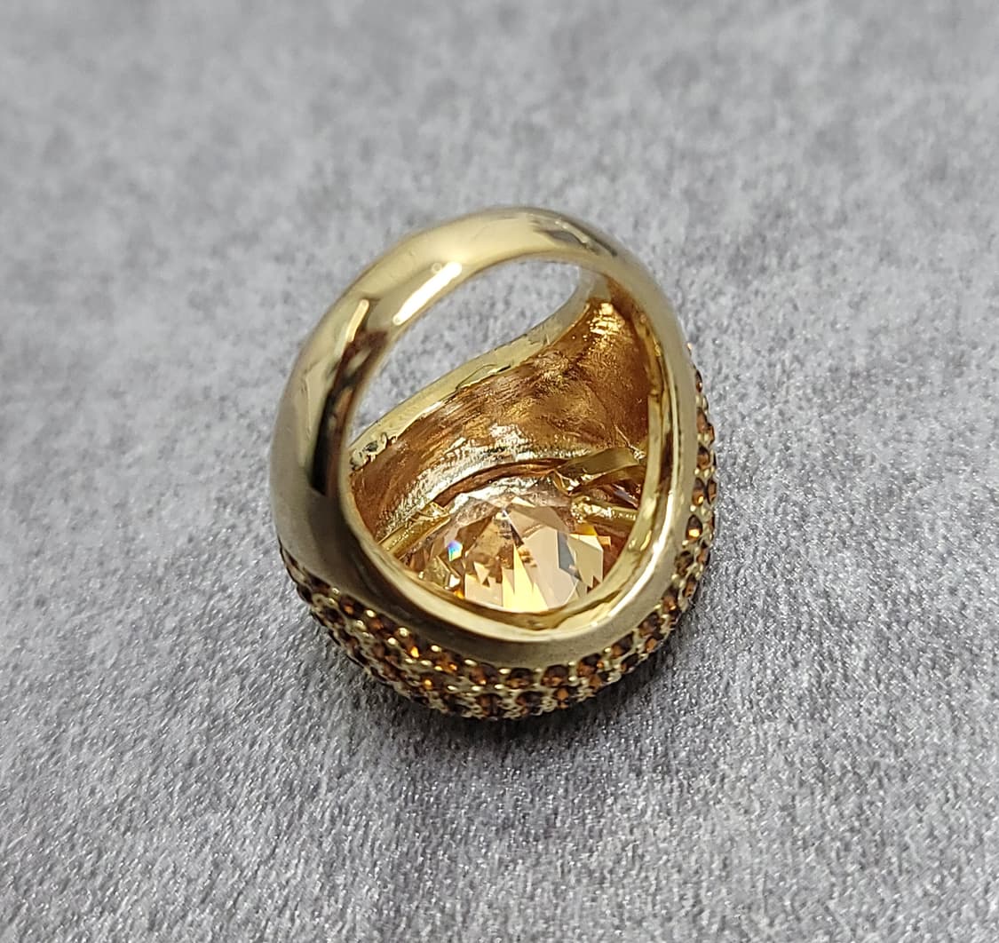 champagne gold heart ring 상품이미지7