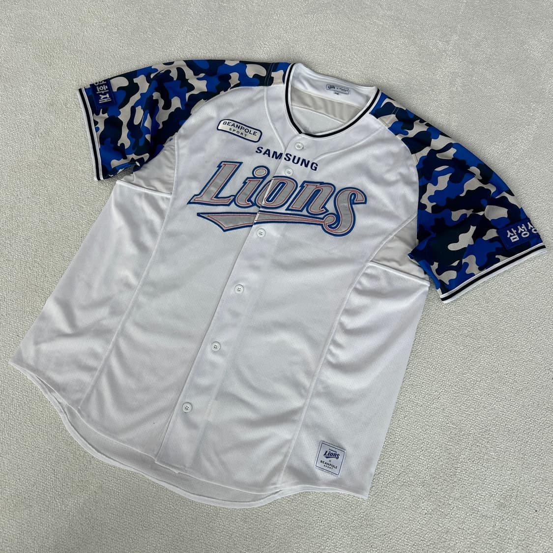 빈폴 삼성 라이온즈 야구 유니폼 화이트 임현준 115 상품이미지1